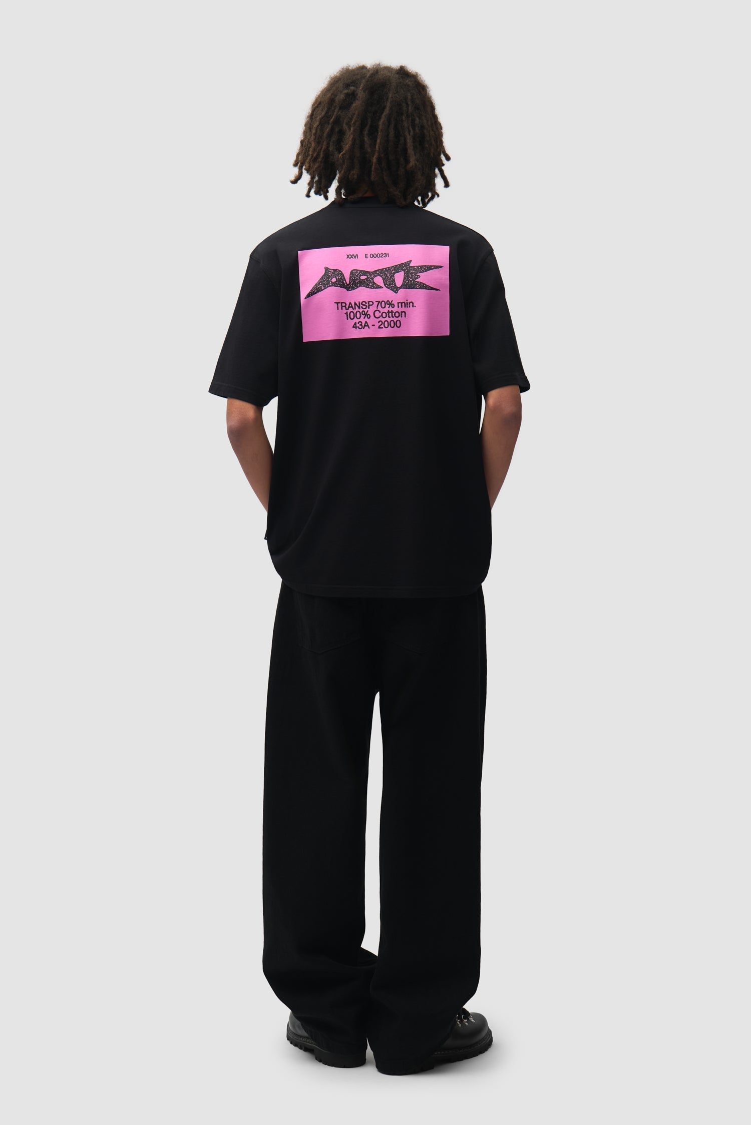 T-shirt « Composition » - Noir