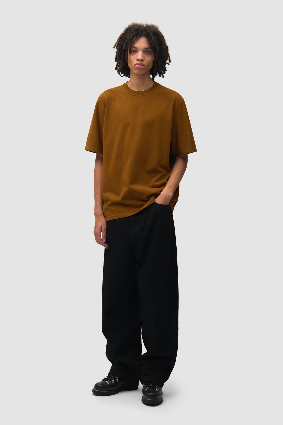 T-shirt « Tricolor Serial » - Marron