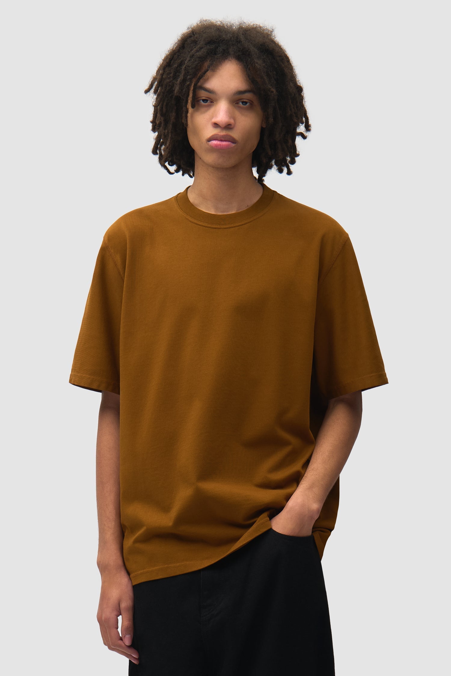 T-shirt « Tricolor Serial » - Marron