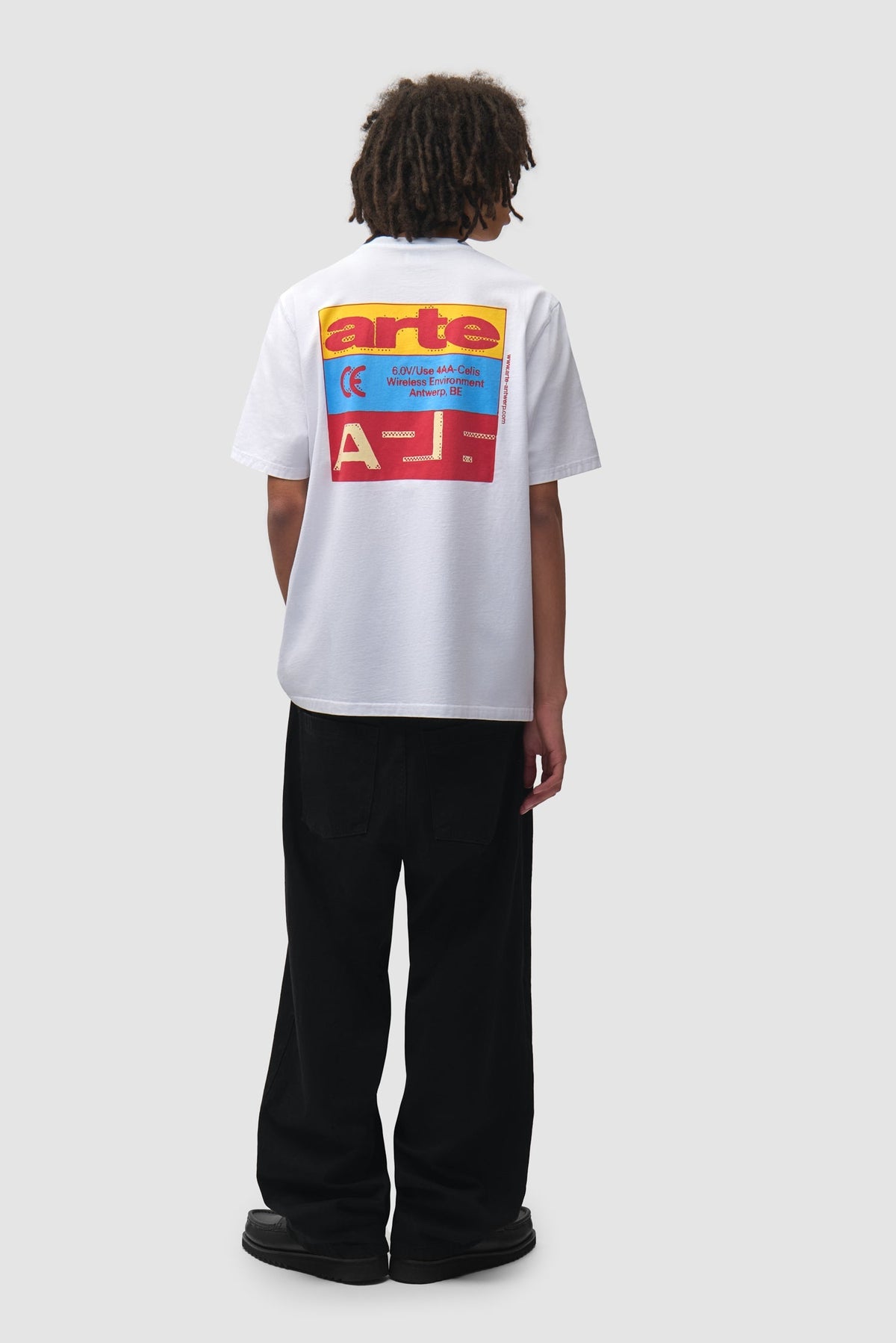 T-shirt « Tricolor Serial » - Blanc