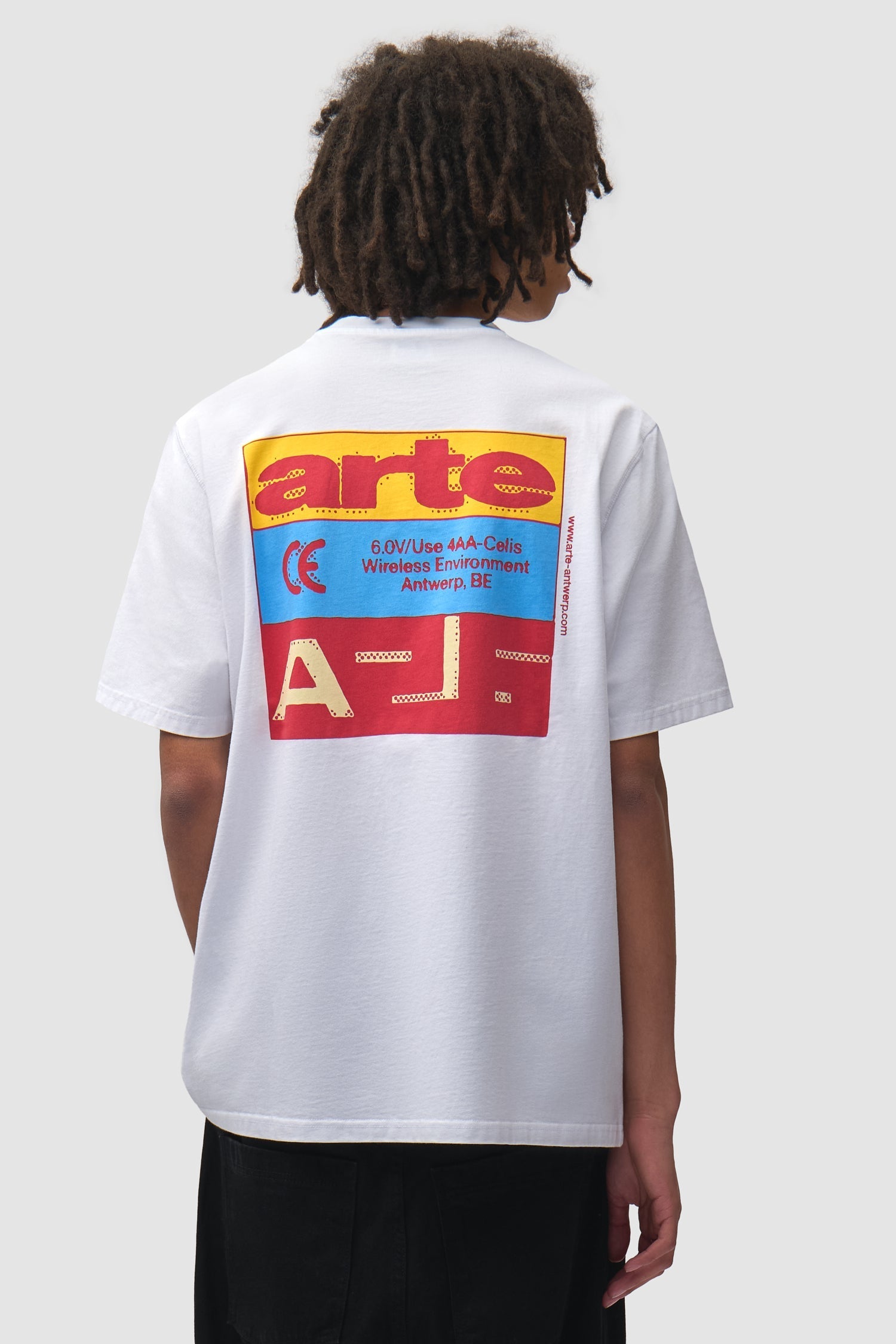 T-shirt « Tricolor Serial » - Blanc
