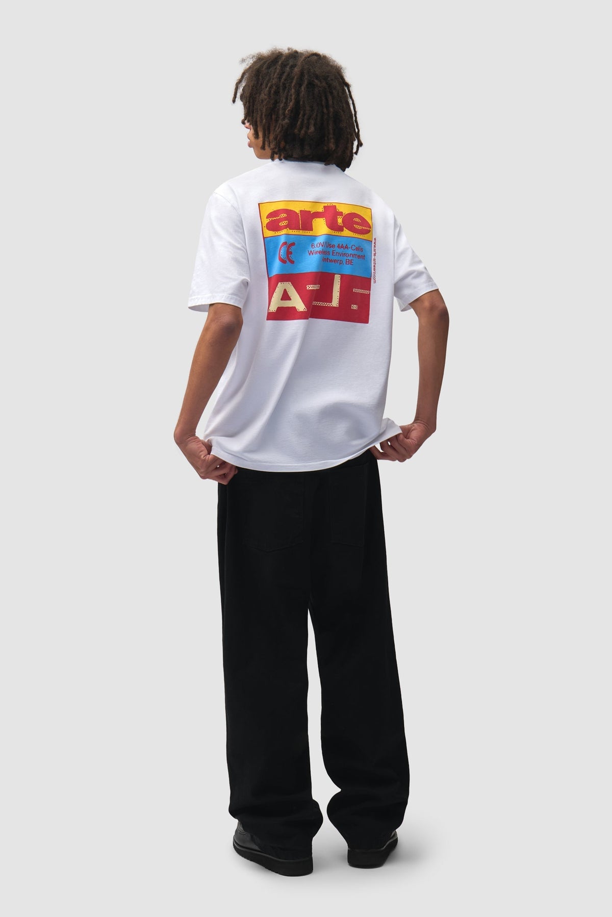 T-shirt « Tricolor Serial » - Blanc
