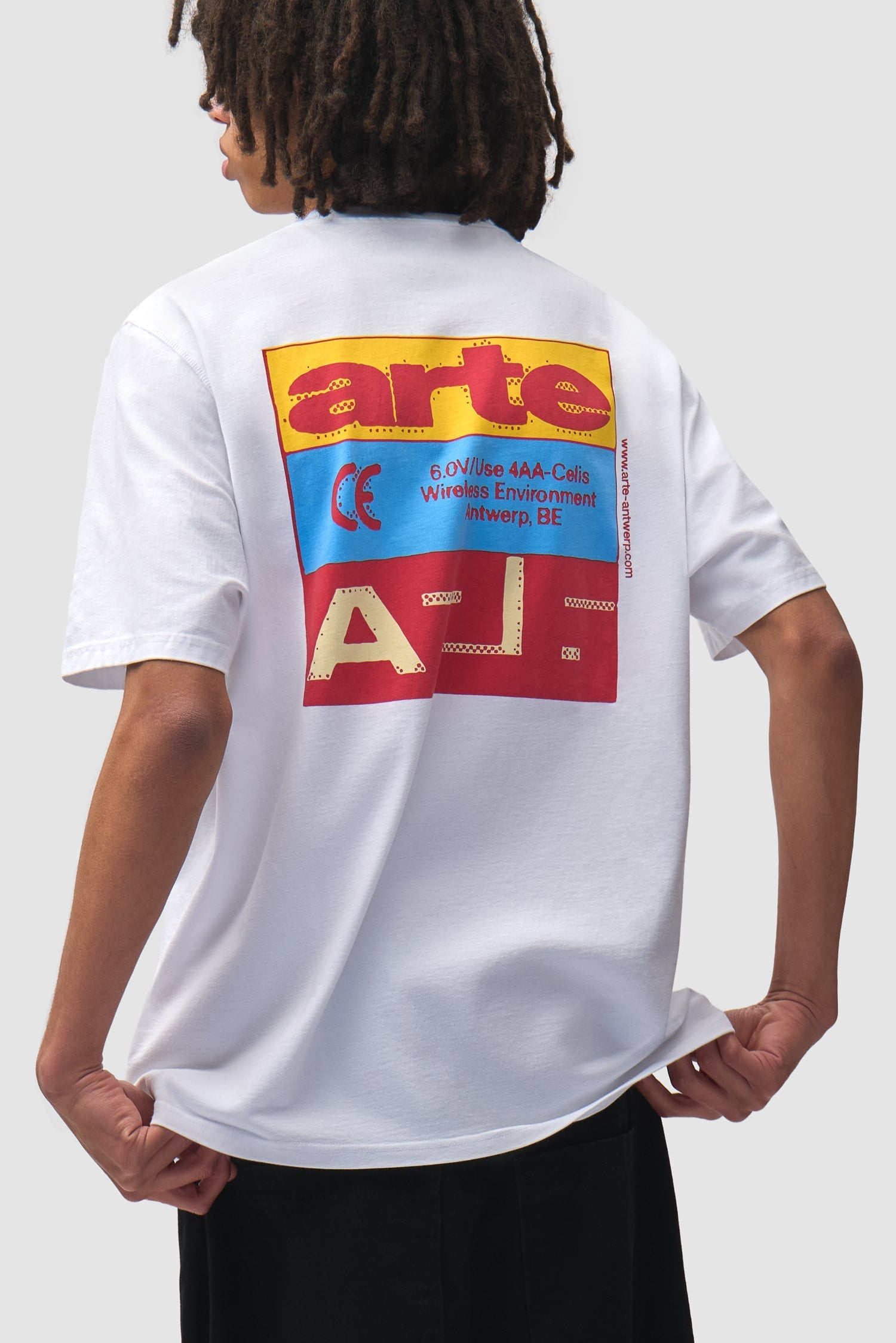 T-shirt « Tricolor Serial » - Blanc