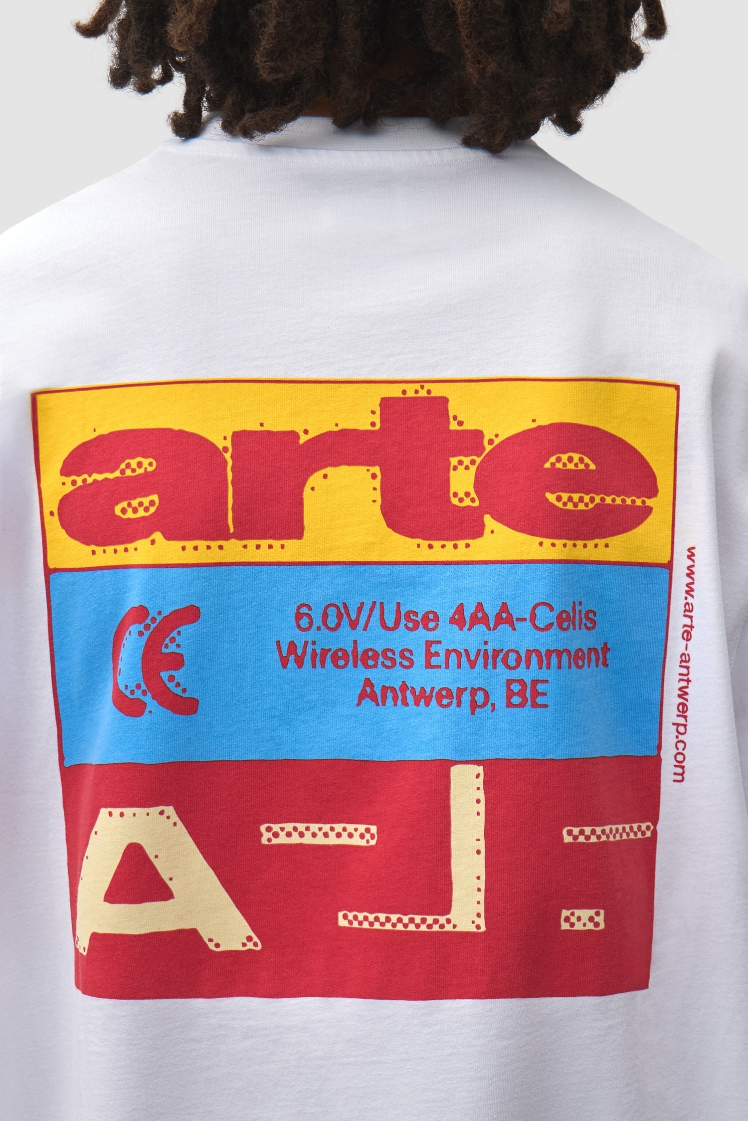 T-shirt « Tricolor Serial » - Blanc