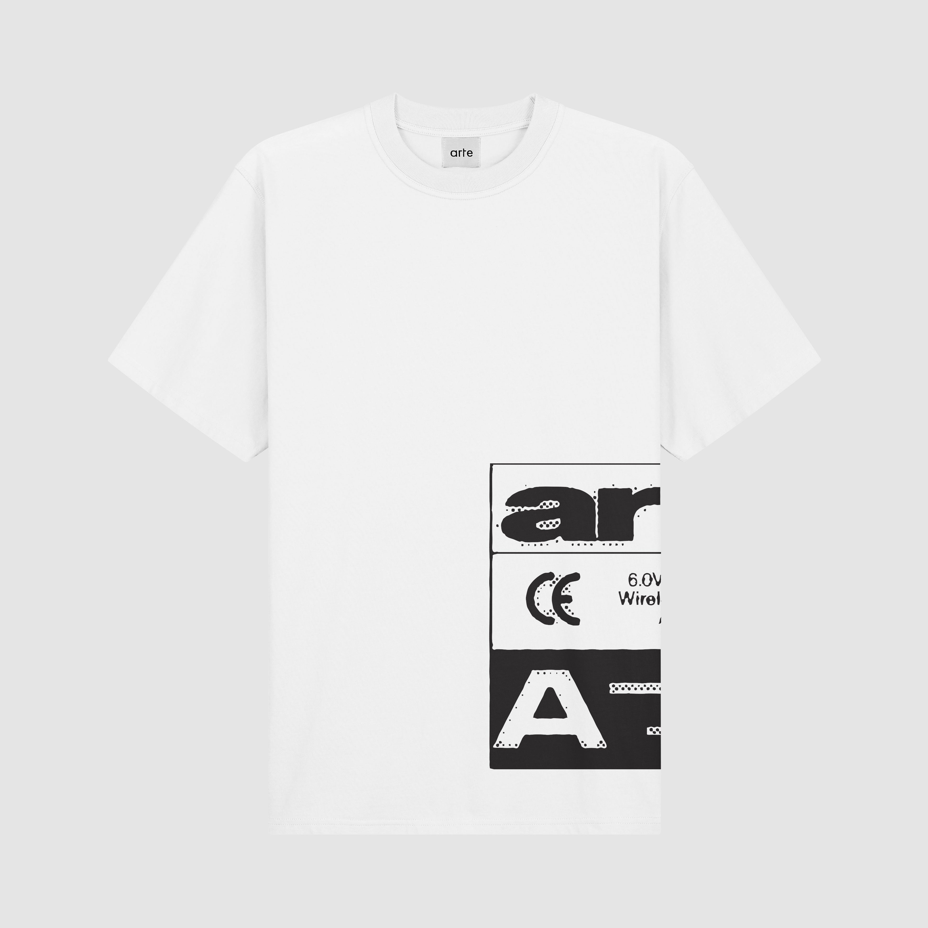 T-shirt « Side Serial » - Blanc