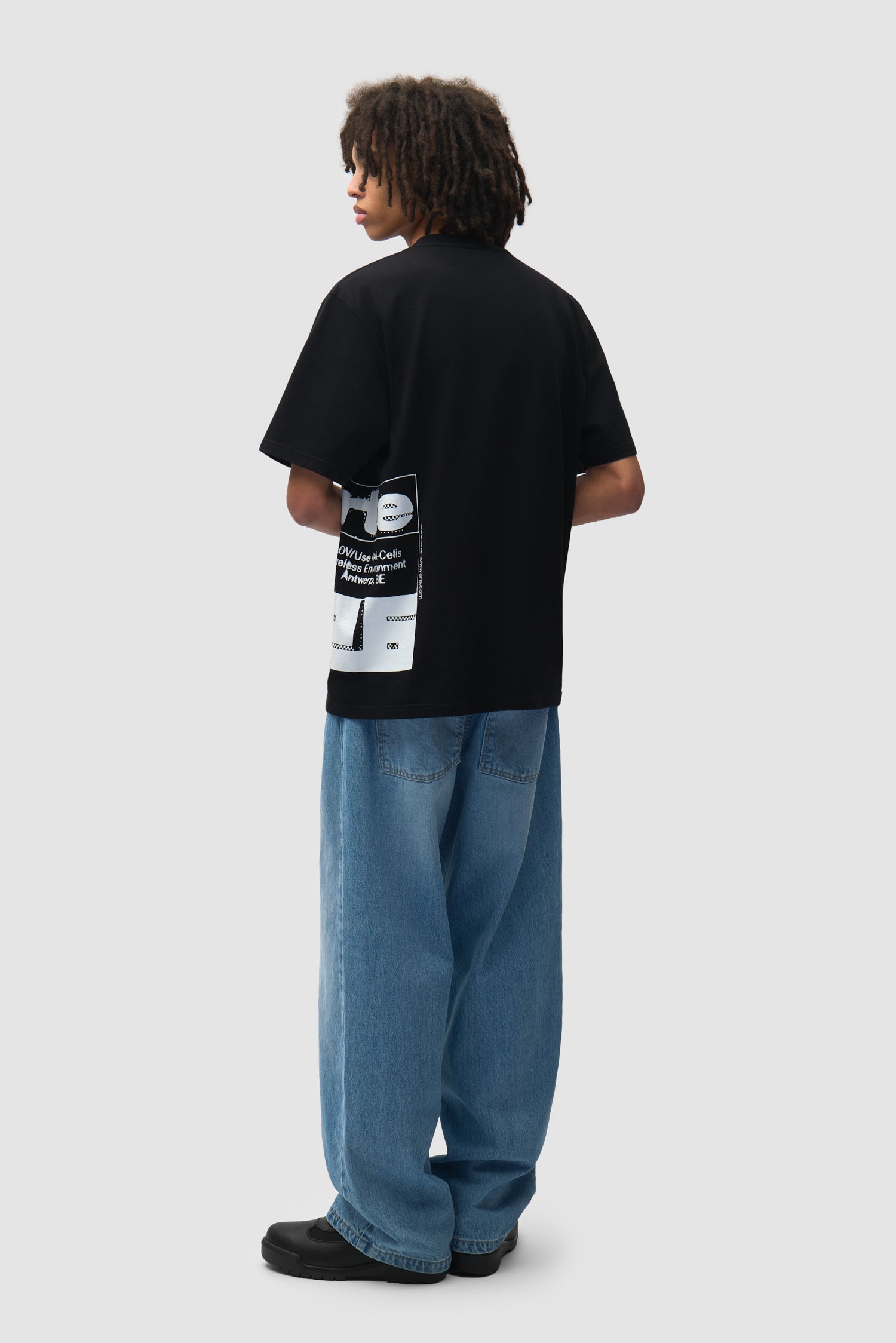 T-shirt « Side Serial » - Noir