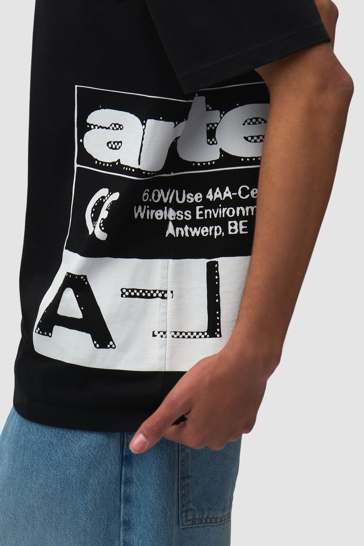 T-shirt « Side Serial » - Noir