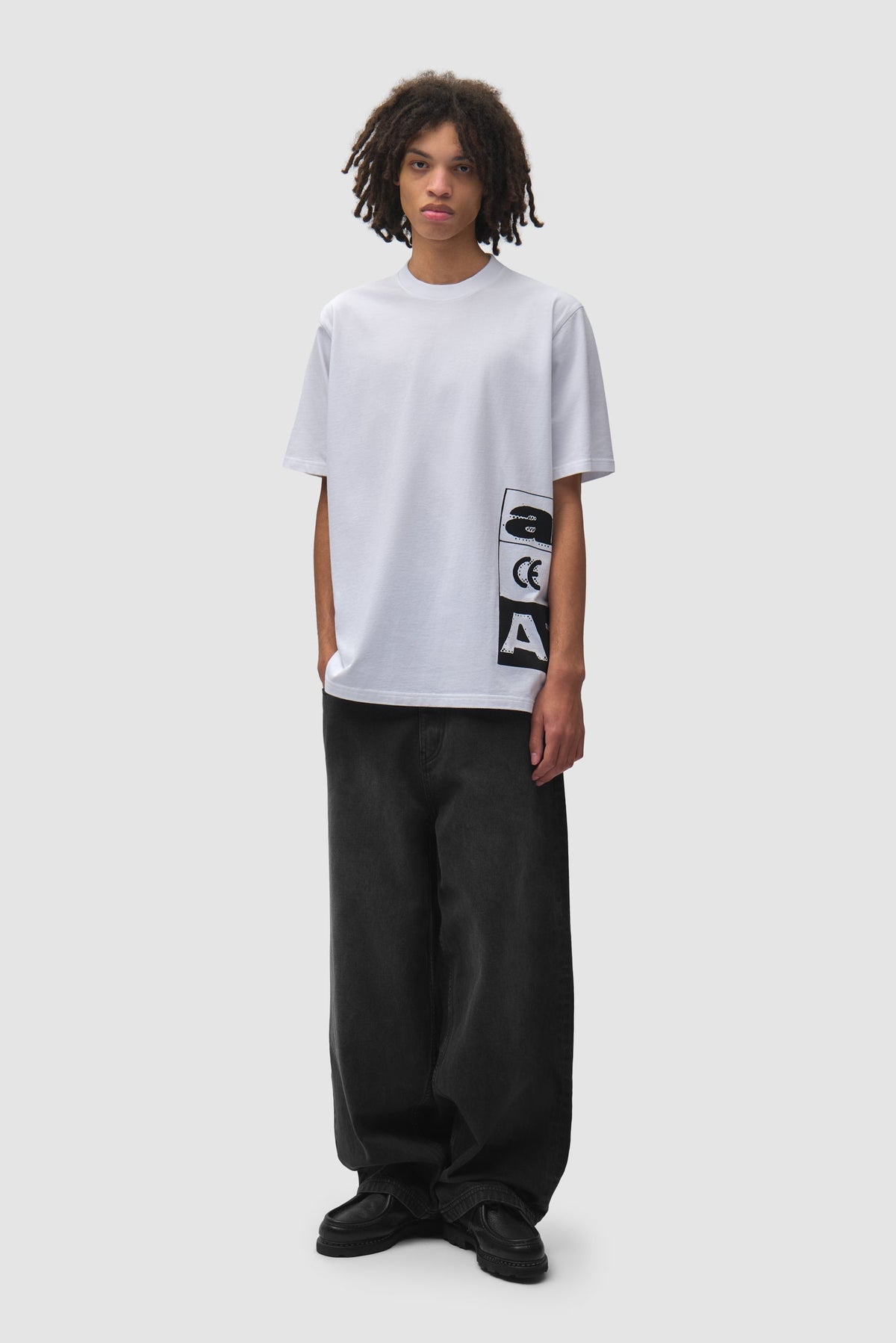 T-shirt « Side Serial » - Blanc