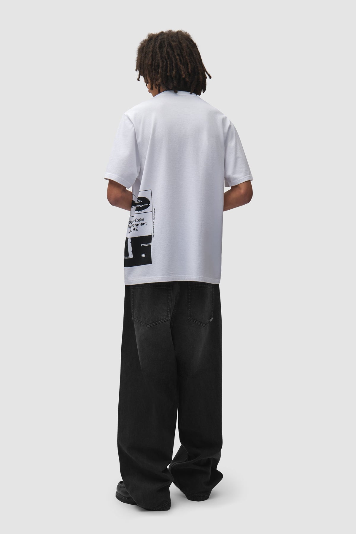 T-shirt « Side Serial » - Blanc