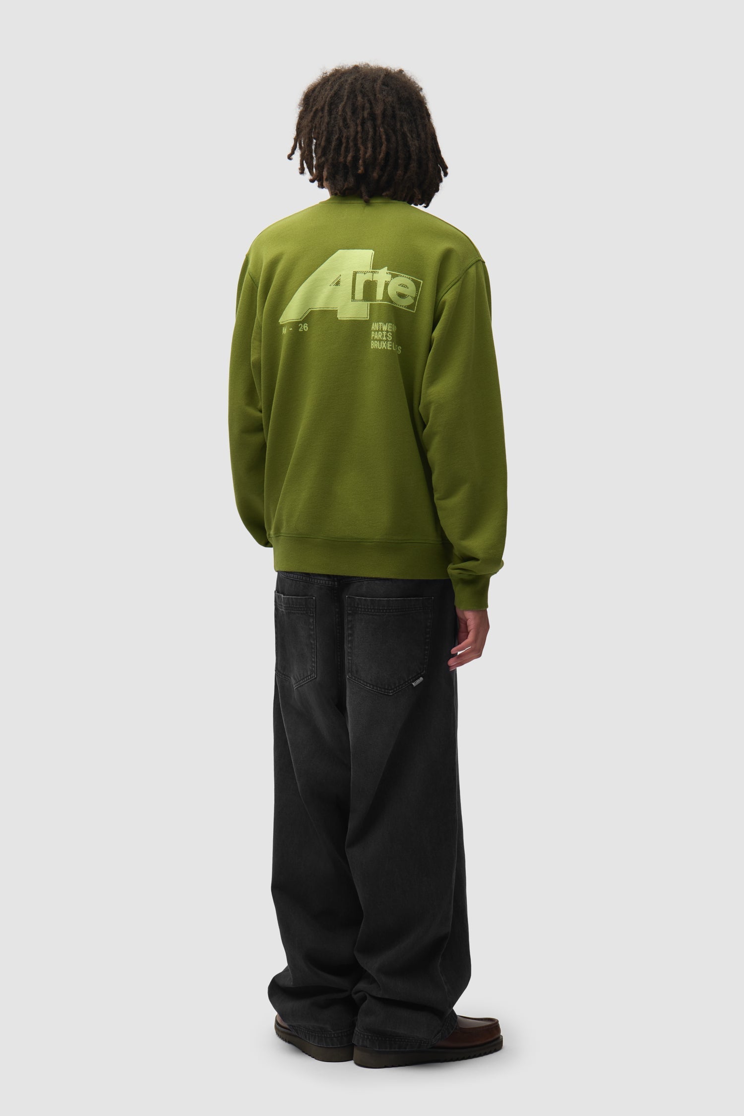 T-shirt à col rond City - Vert