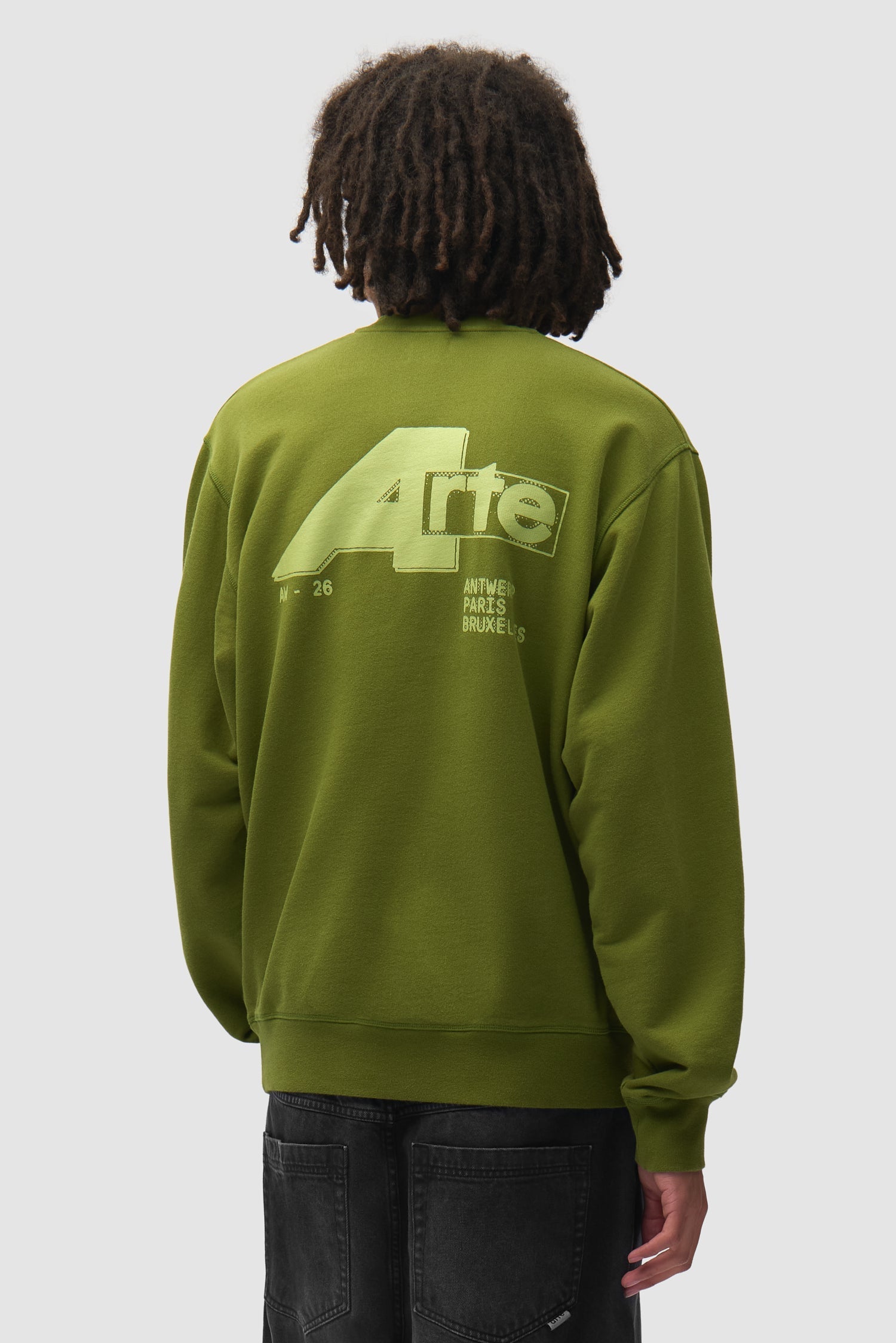 T-shirt à col rond City - Vert