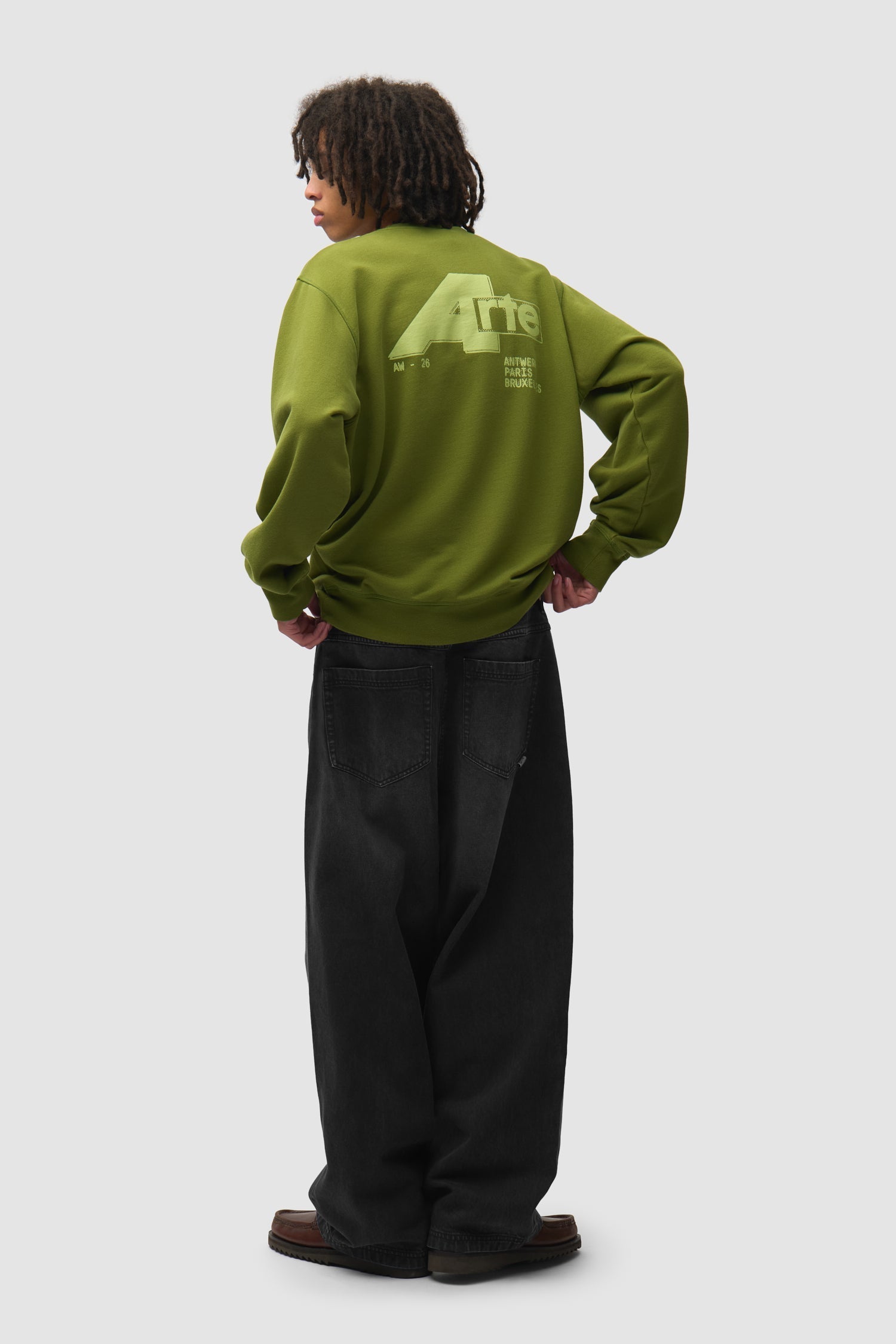 T-shirt à col rond City - Vert