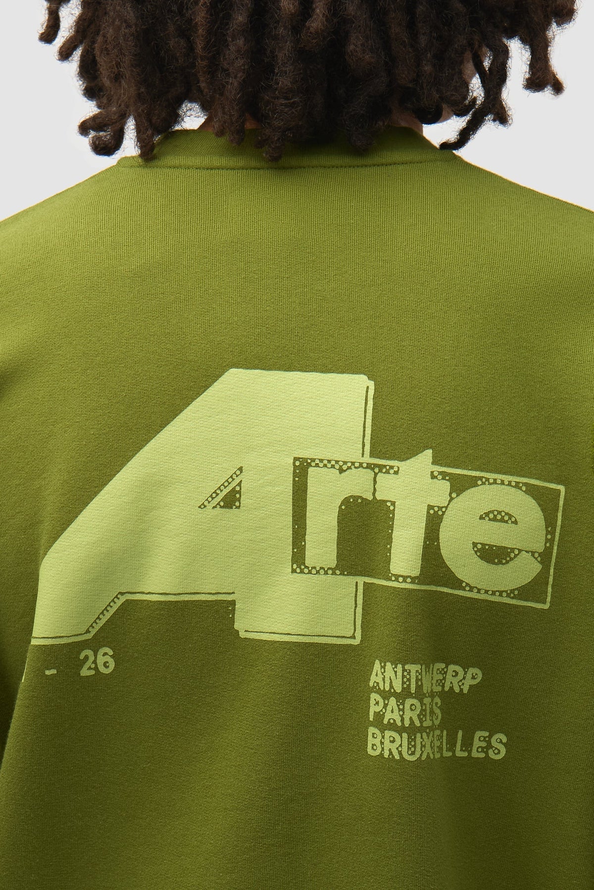 T-shirt à col rond City - Vert