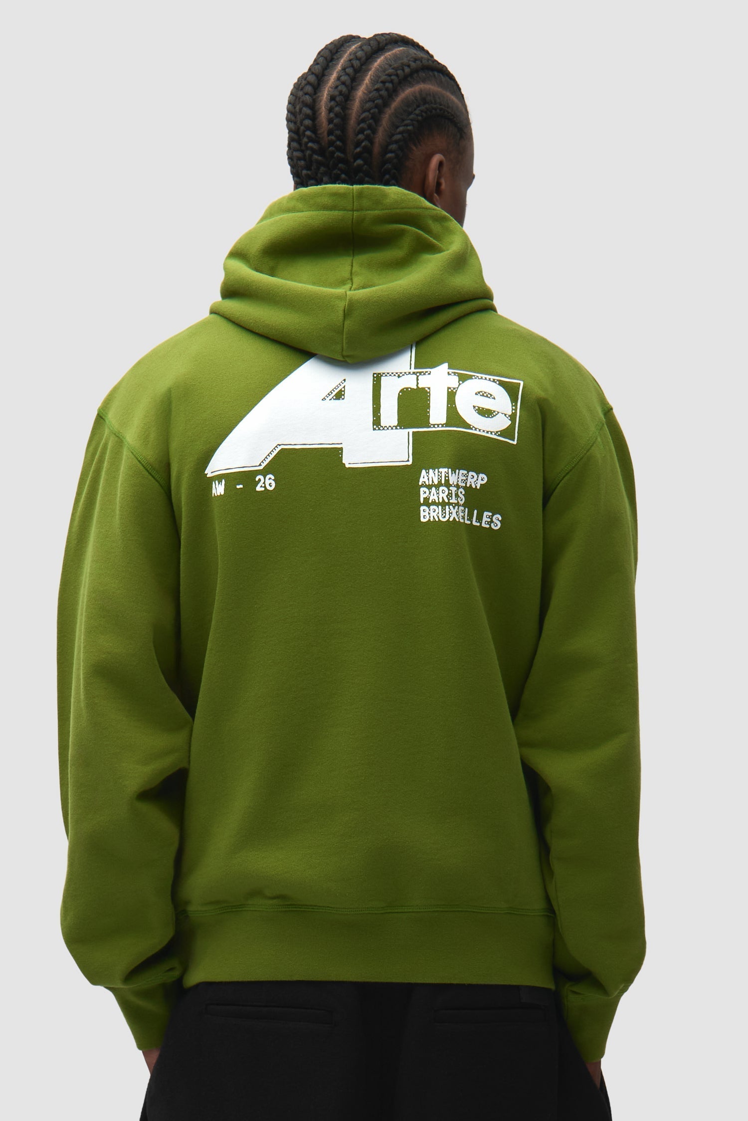 Sweat à capuche City - Vert