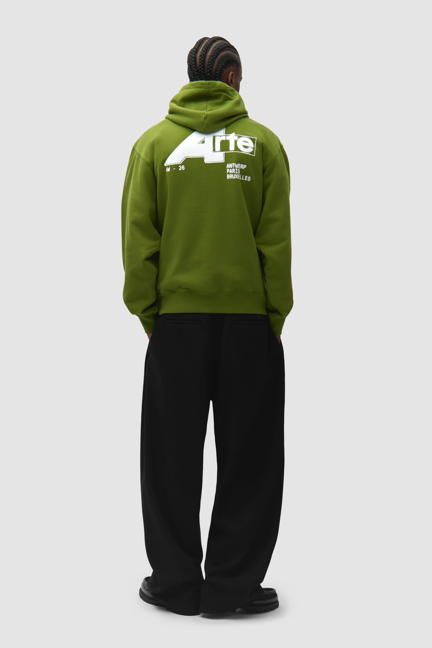 Sweat à capuche City - Vert