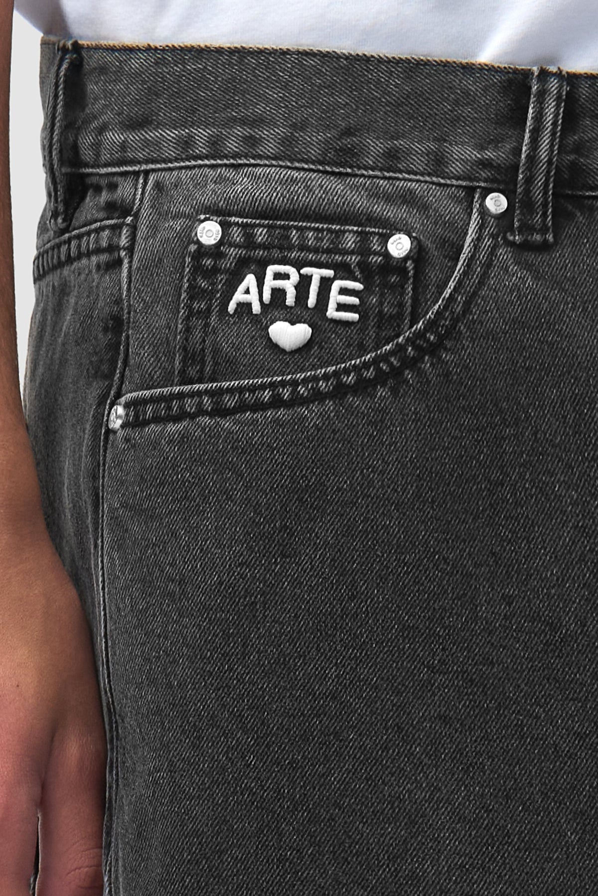 Pantalon en denim Cor Uniform - Noir