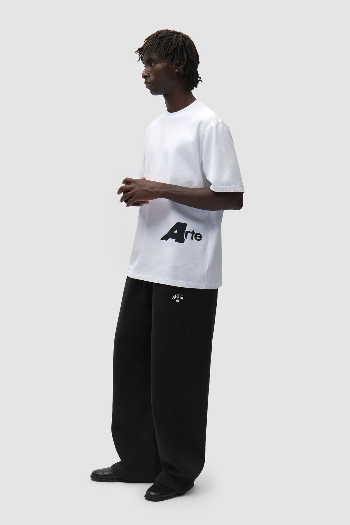 T-shirt « Big A » (côté avant) - Blanc