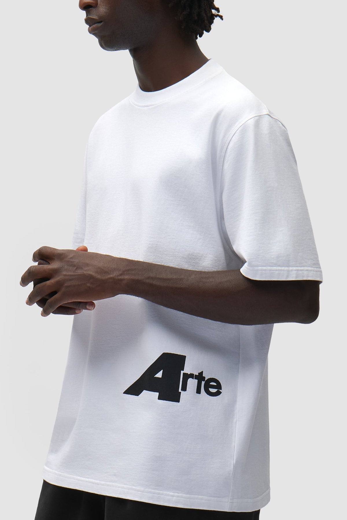 T-shirt « Big A » (côté avant) - Blanc