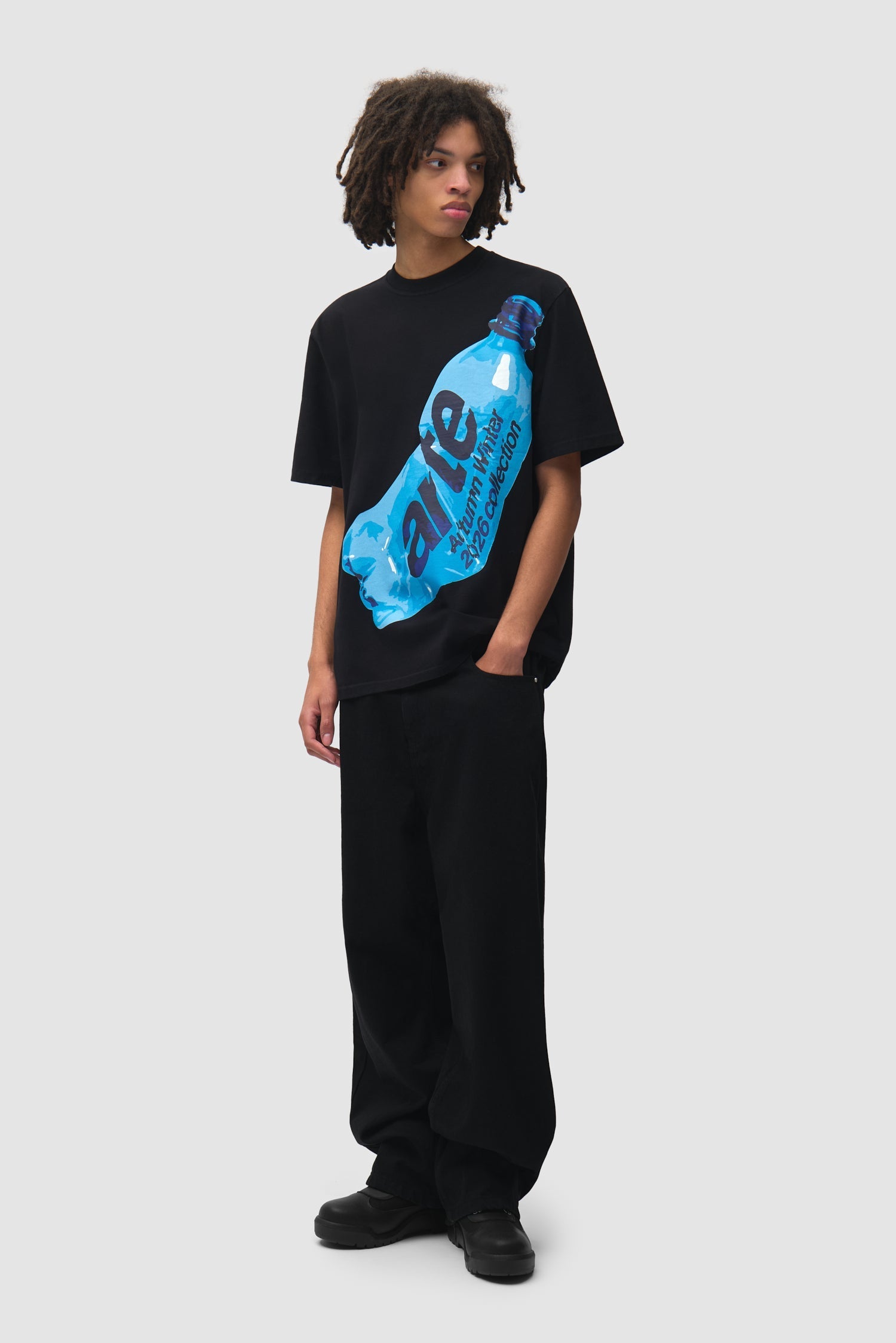 T-shirt à usage unique - Noir
