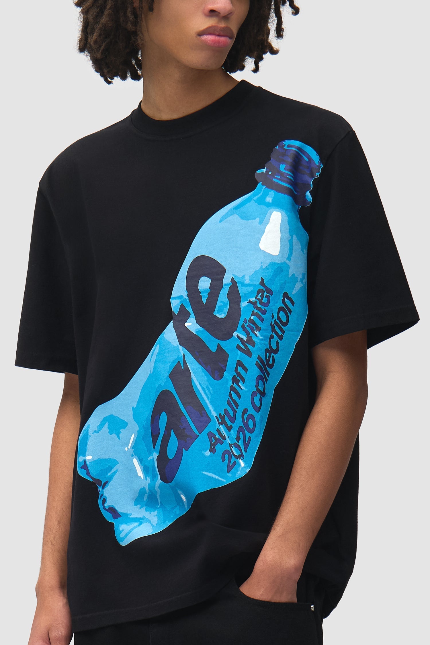 T-shirt à usage unique - Noir