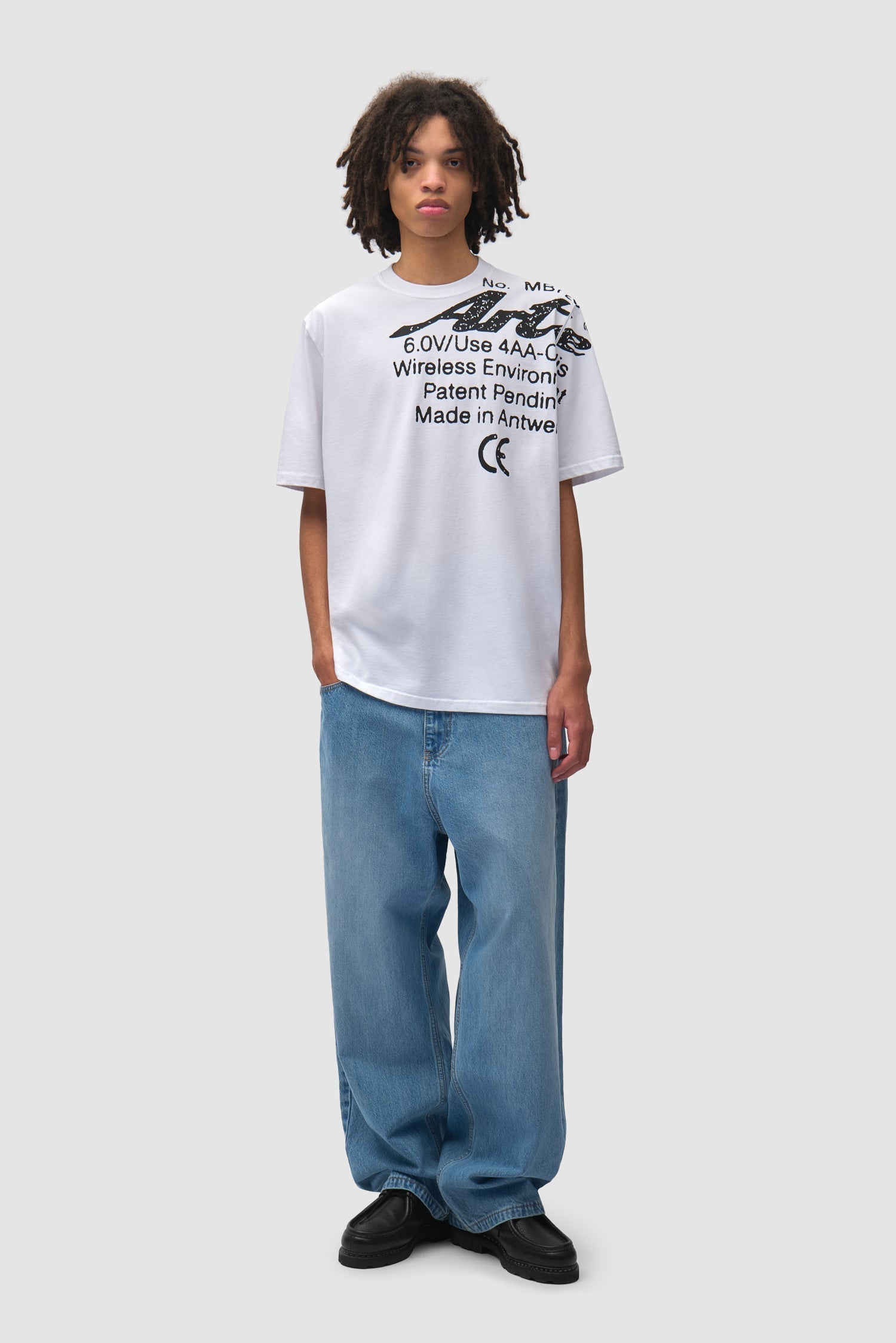 T-shirt Specs Side - Blanc