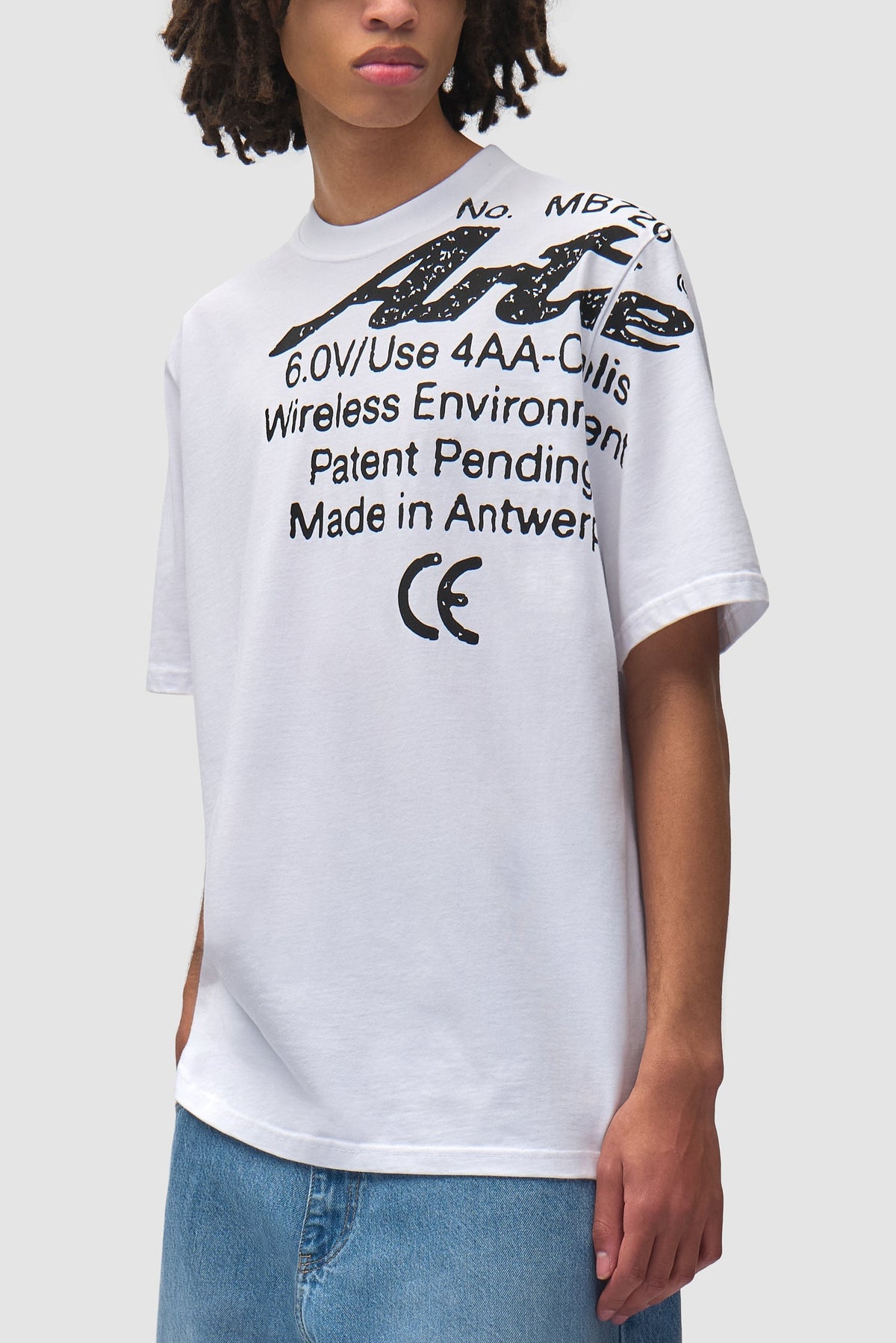 T-shirt Specs Side - Blanc