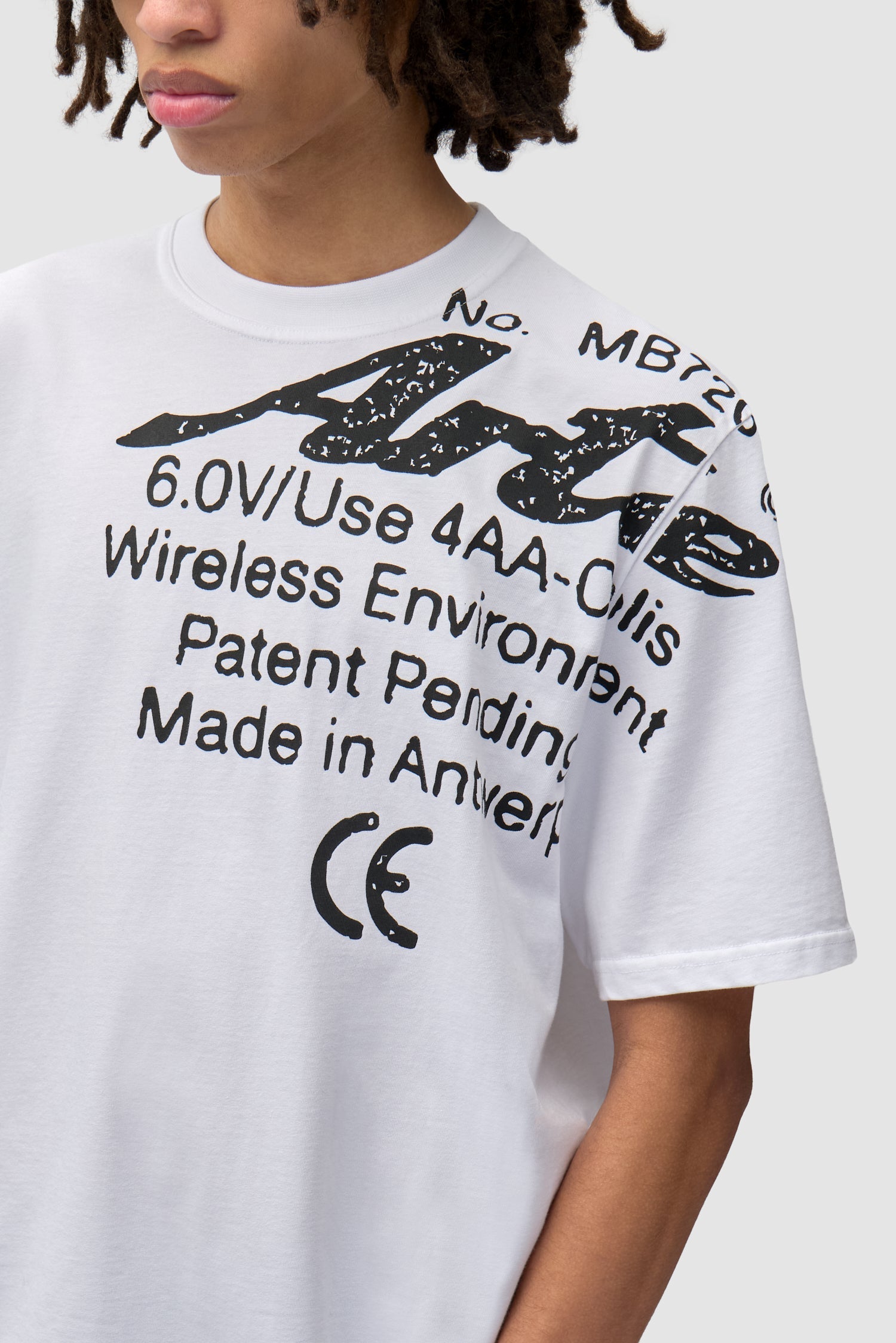 T-shirt Specs Side - Blanc