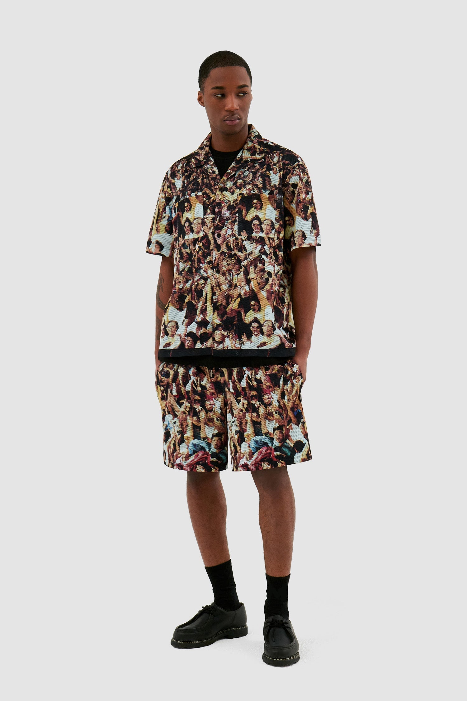 Short en maille Scottie - Imprimé Allover