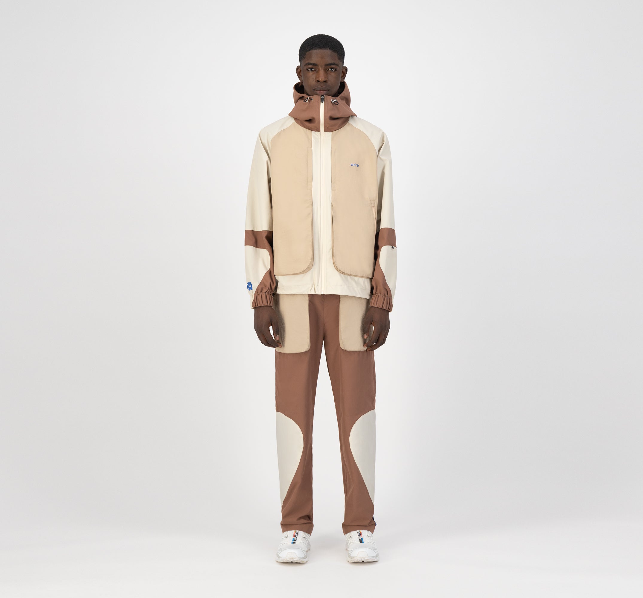 Veste Jamin - Crème/Marron/Beige