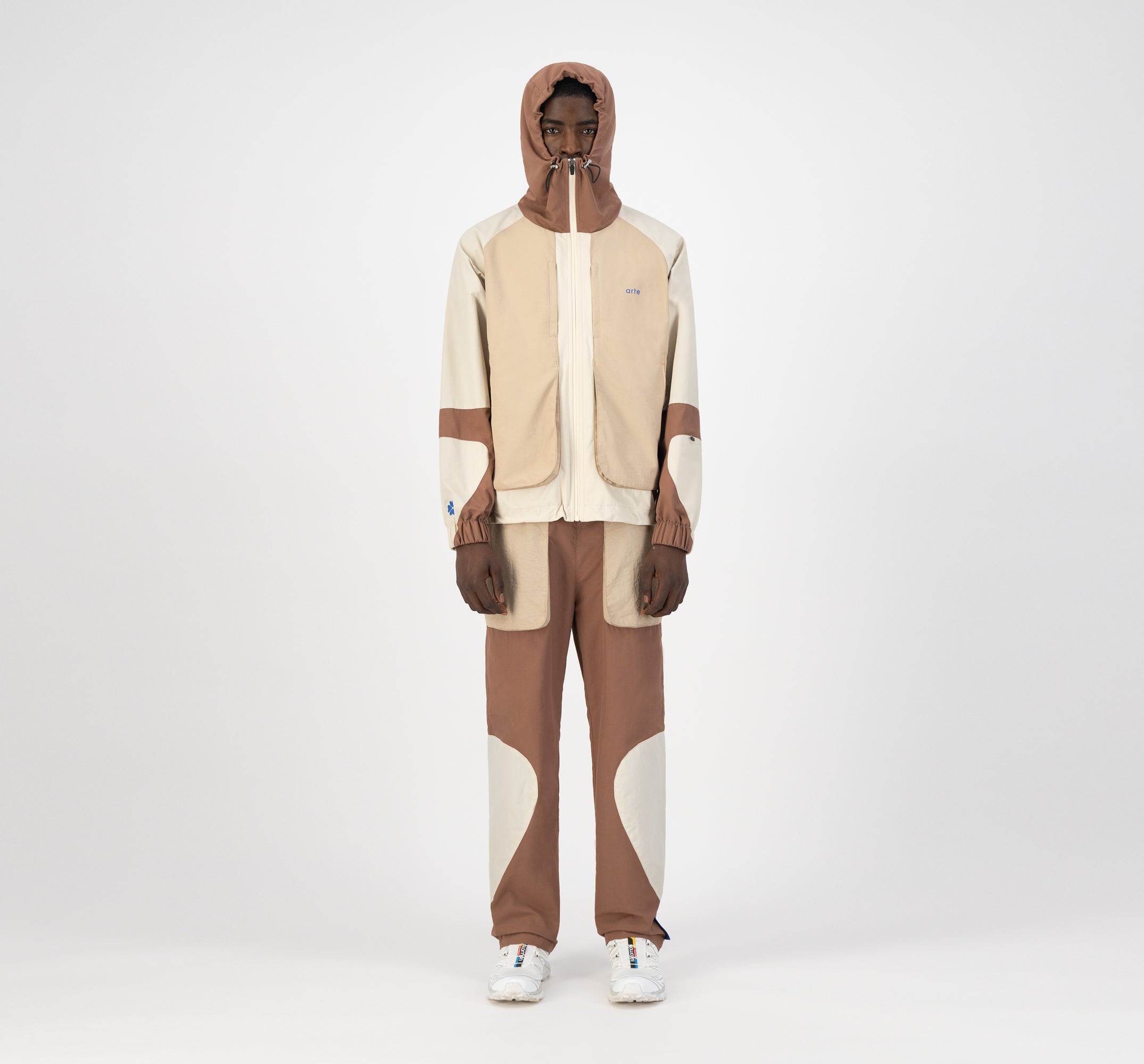 Veste Jamin - Crème/Marron/Beige