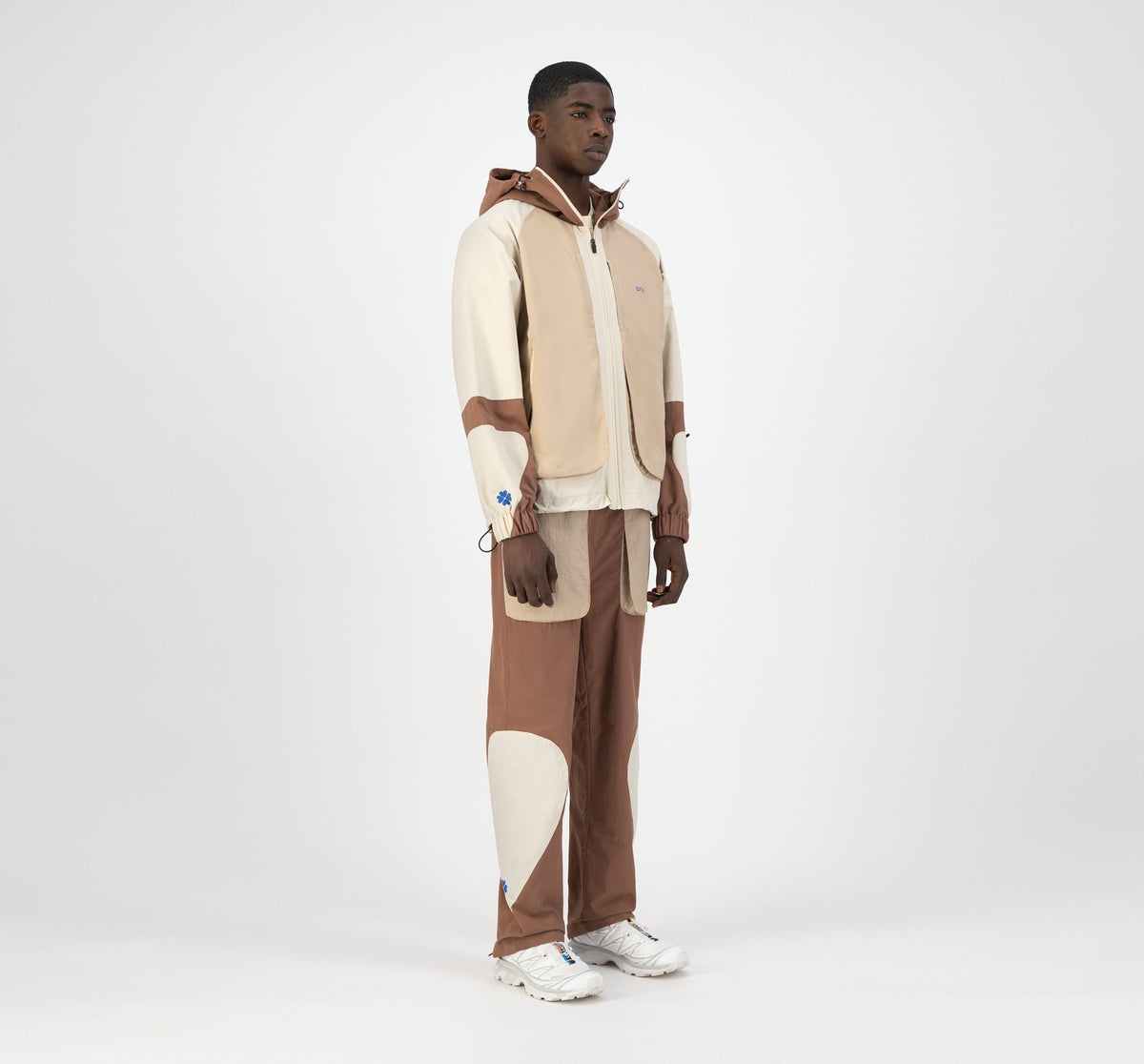 Veste Jamin - Crème/Marron/Beige