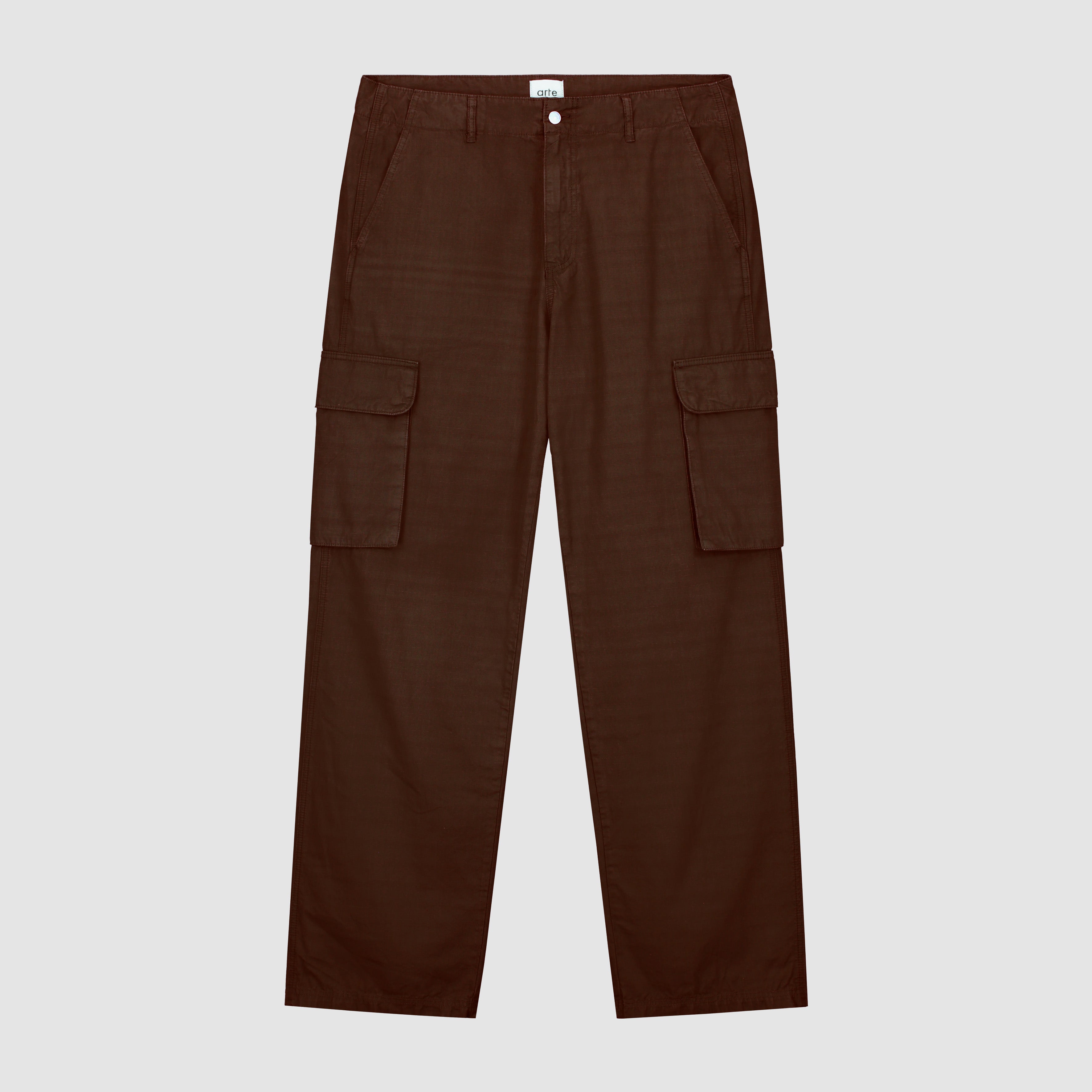 Pantalon cargo - Marron
