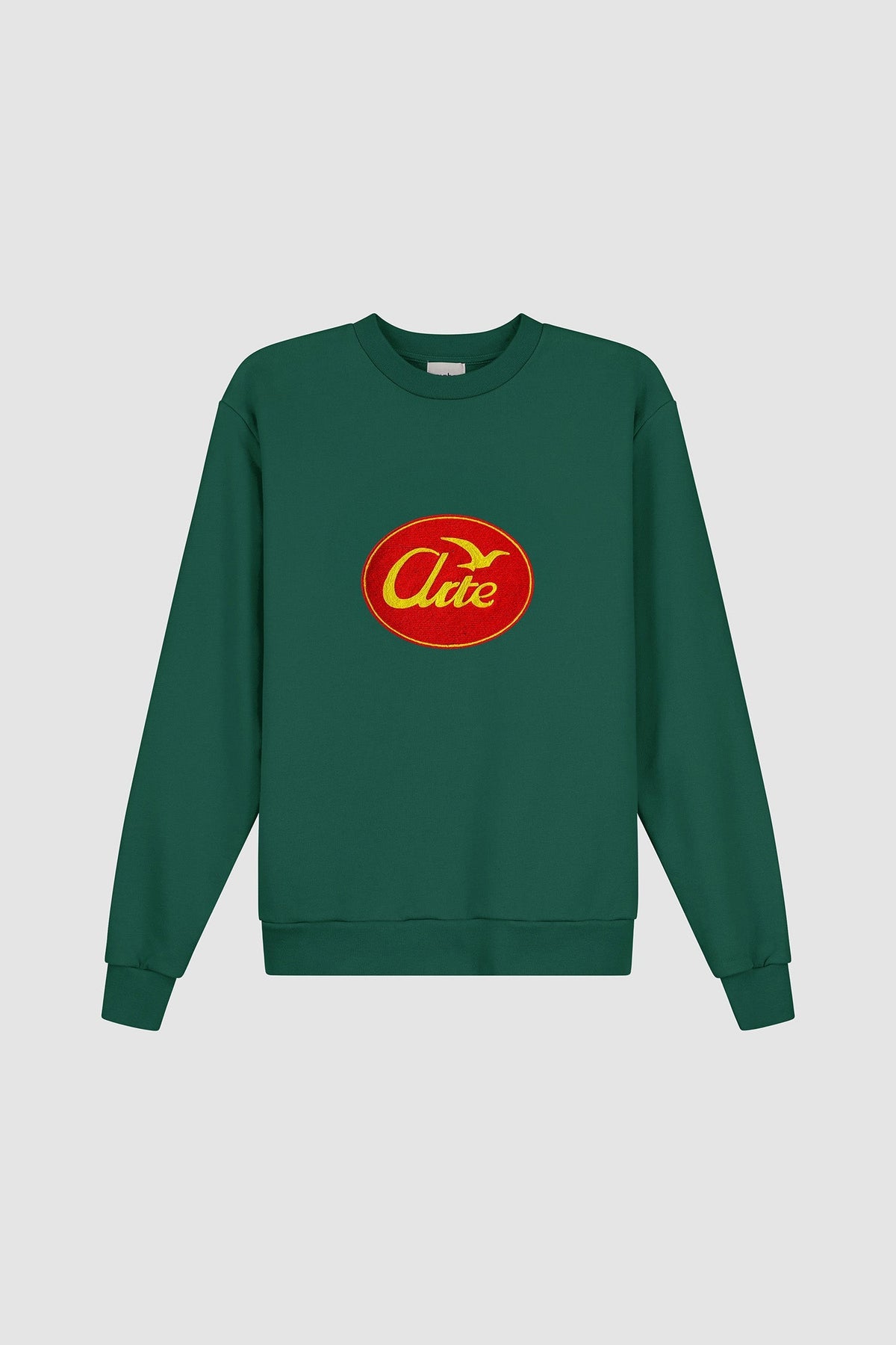 Col ras du cou avec Bird Logo - Vert