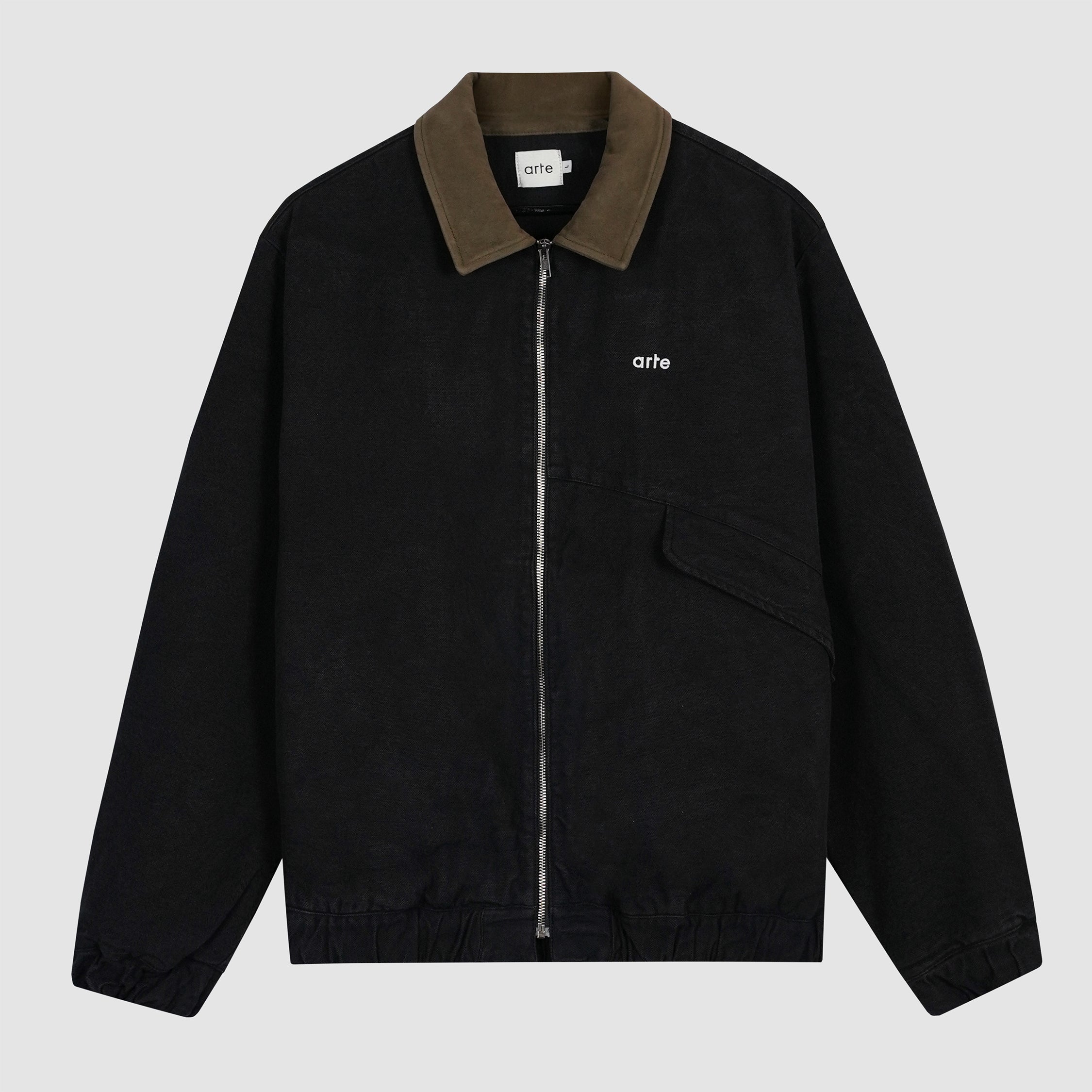 Veste à collier Jacob - Noir