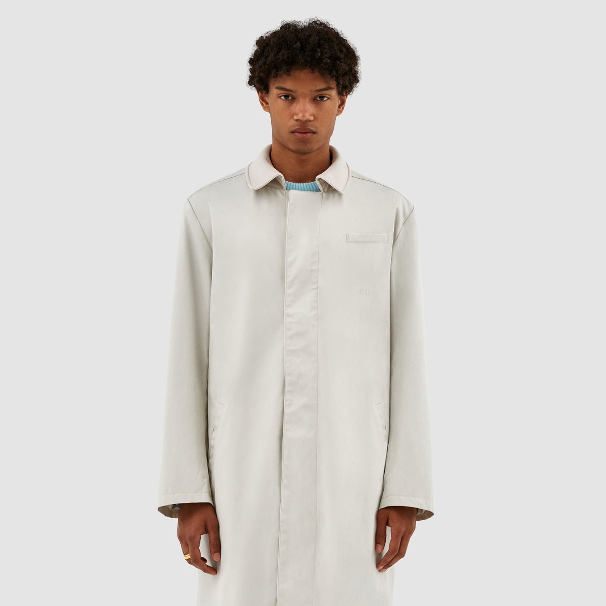Manteau à col Joe - Crème