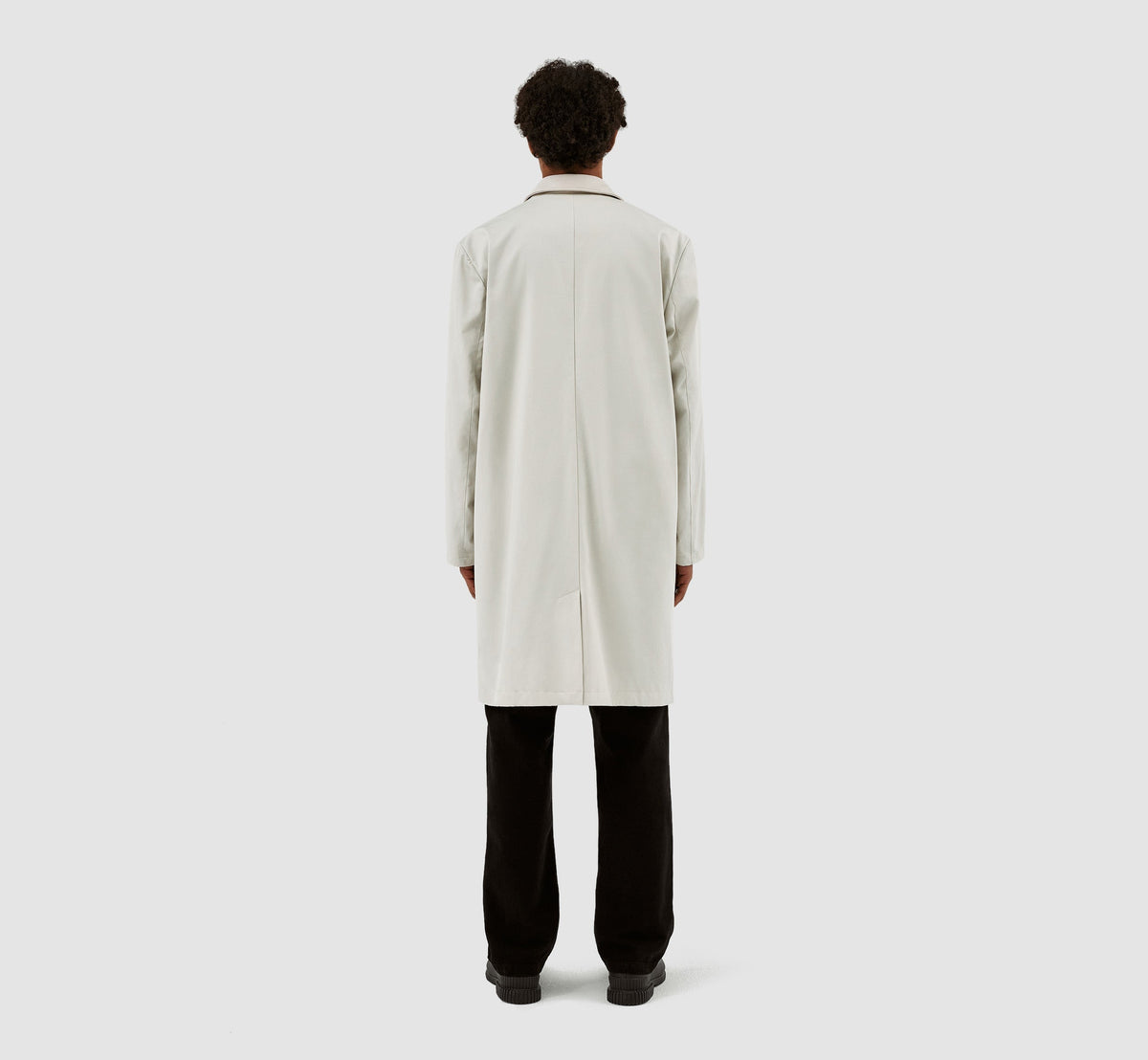 Manteau à col Joe - Crème