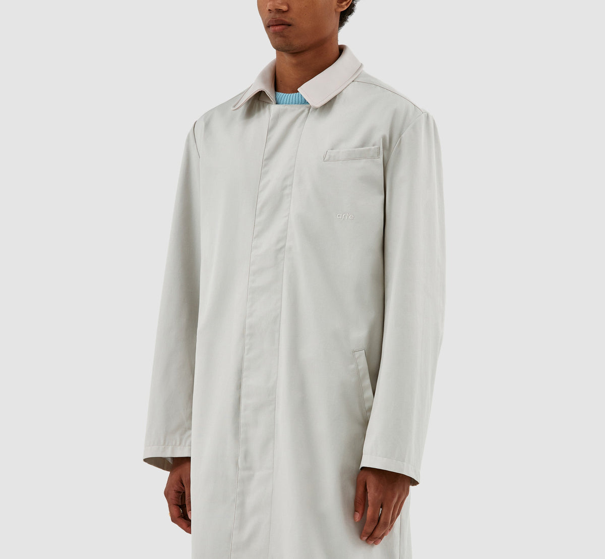 Manteau à col Joe - Crème