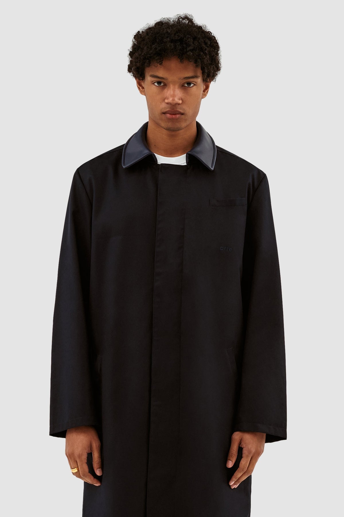 Manteau à col Joe - Marine