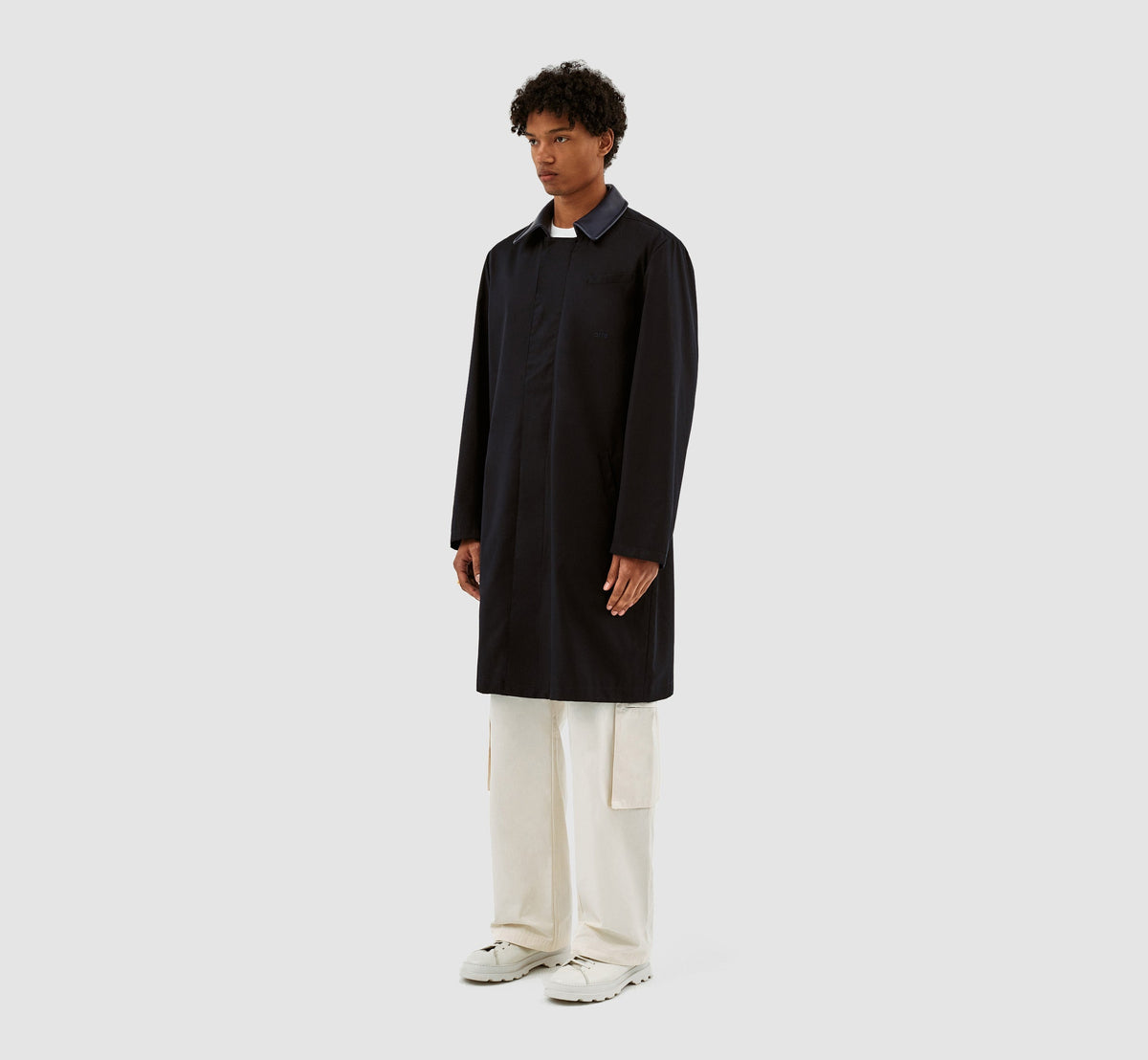 Manteau à col Joe - Marine