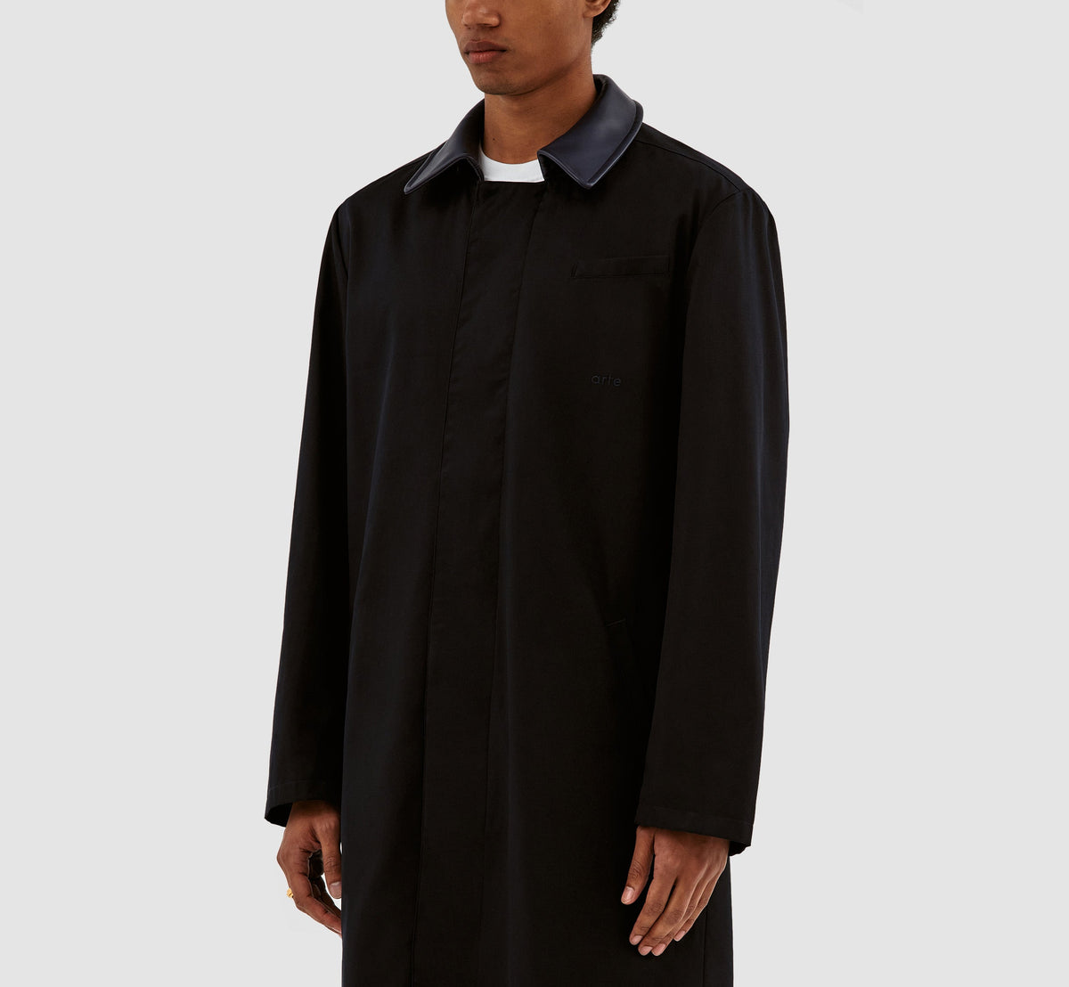 Manteau à col Joe - Marine