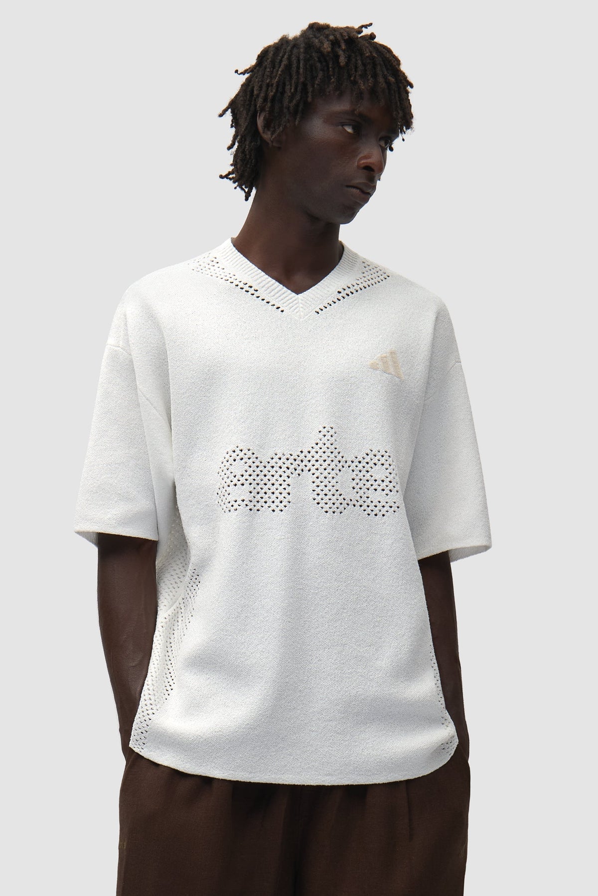 Maillot tricoté Arte pour adidas - Blanc cassé