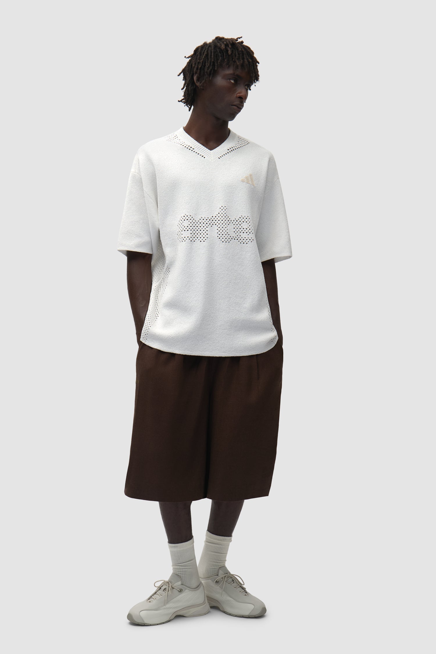 Maillot tricoté Arte pour adidas - Blanc cassé
