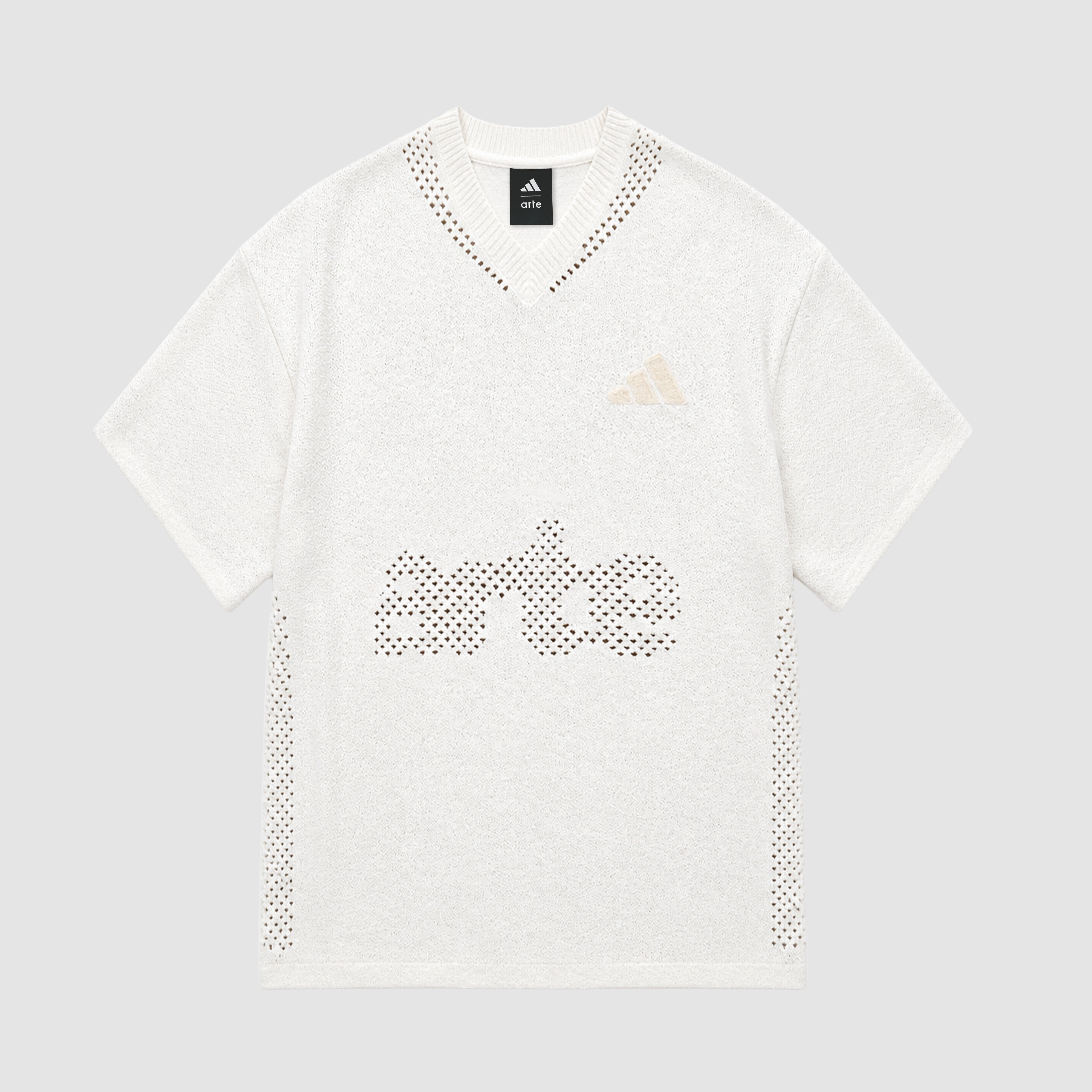 Maillot tricoté Arte pour adidas - Blanc cassé