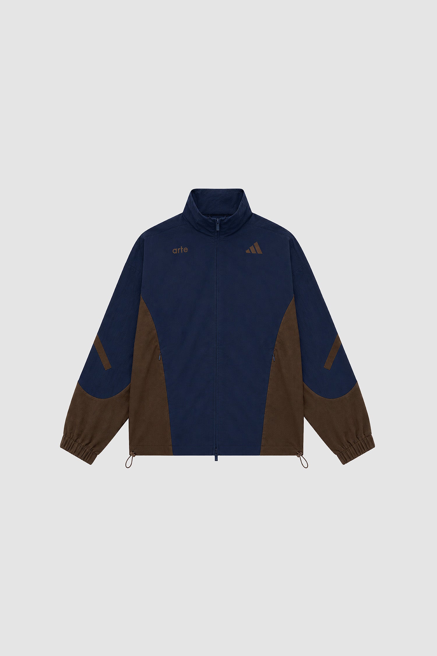 Veste de survêtement Arte pour adidas Z.N.E. - bleu marine/marron