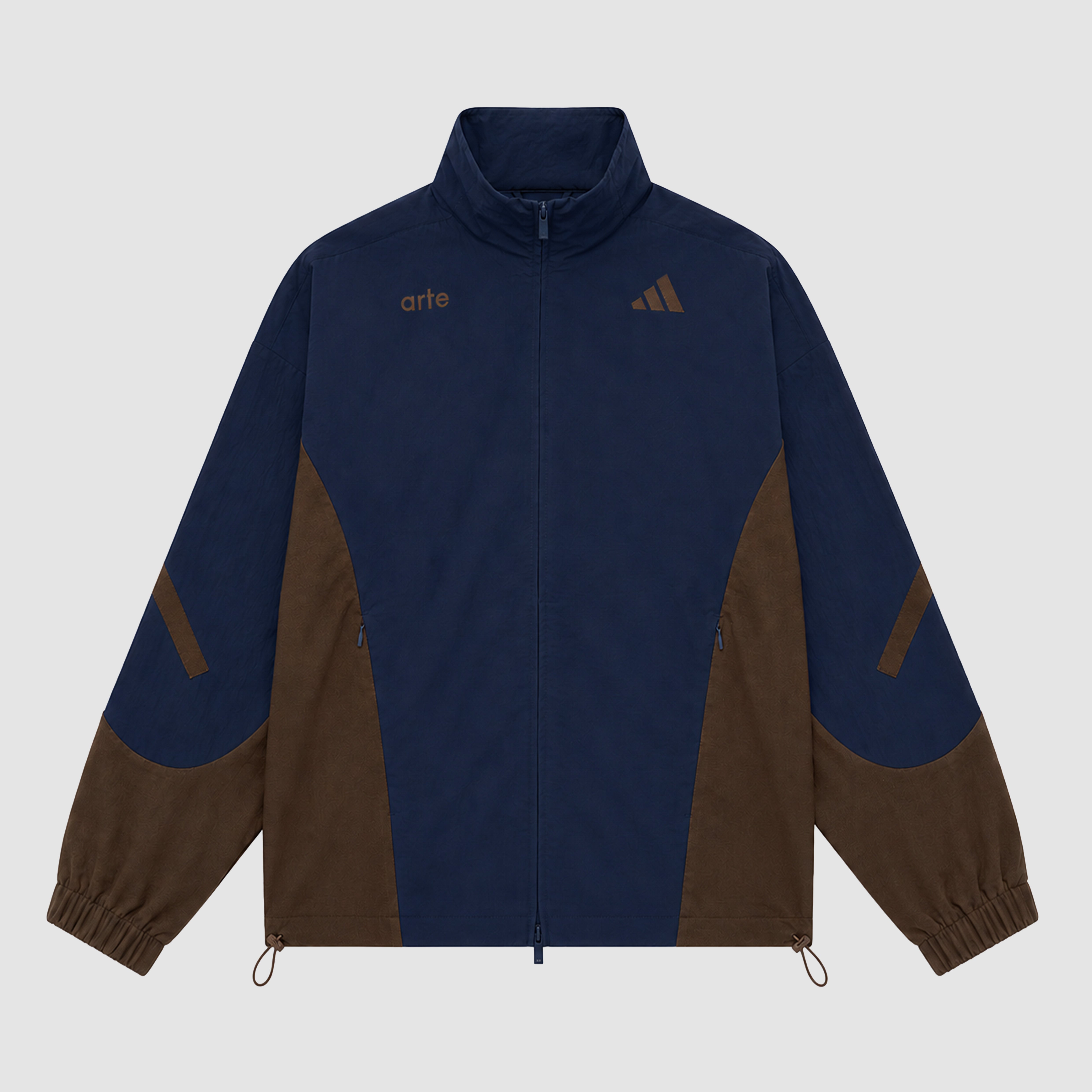 Veste de survêtement Arte pour adidas Z.N.E. - bleu marine/marron