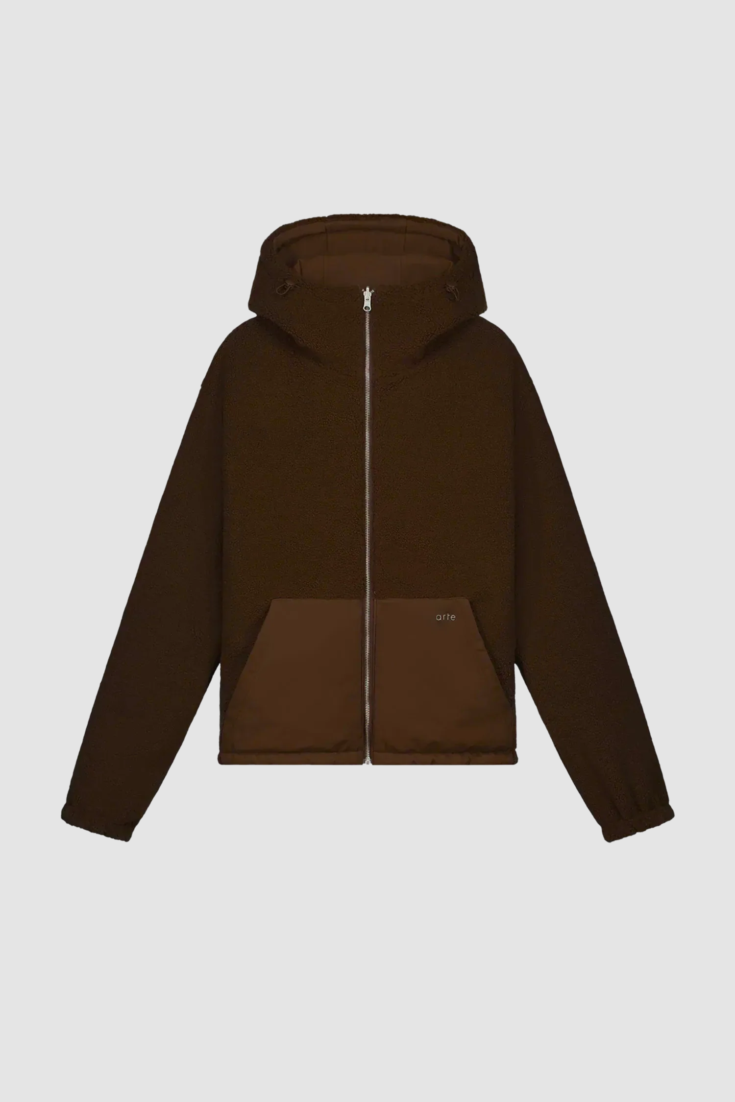 Veste technique en nylon - Marron
