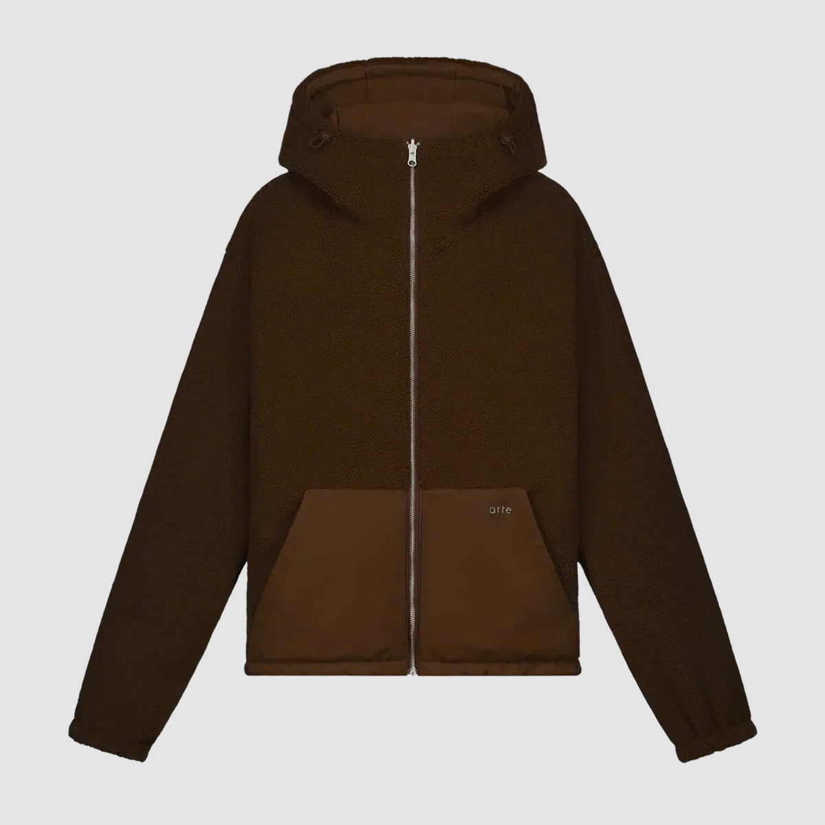 Veste technique en nylon - Marron