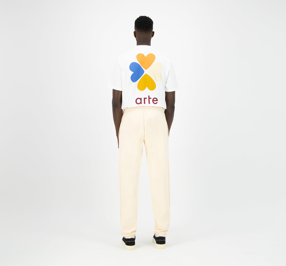 Pantalon de survêtement Tristian Heart - Creme