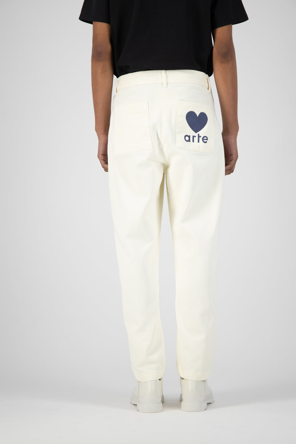 Pantalon Polke Heart - Creme