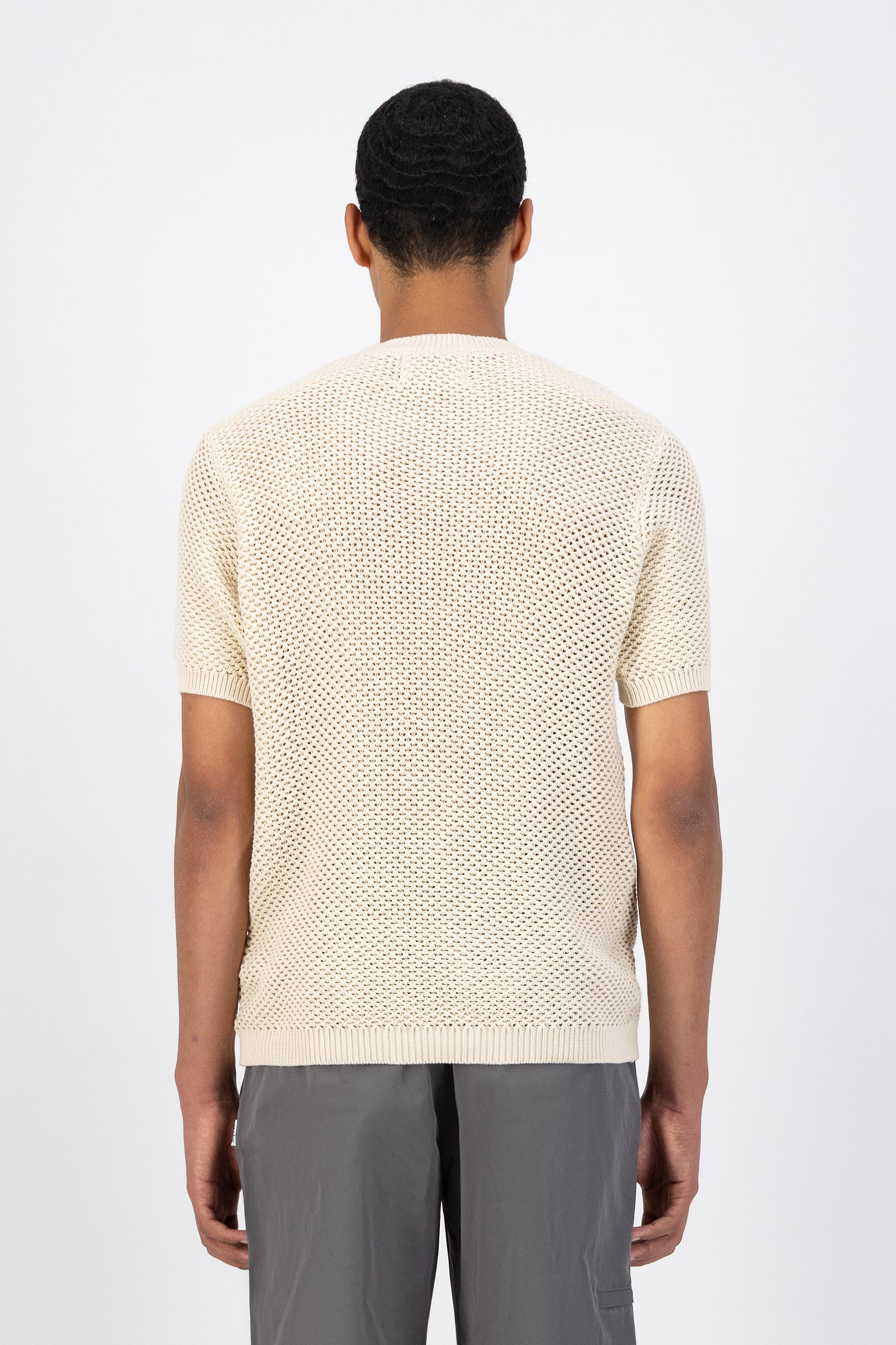 T-shirt en maille Kiewic - Crème